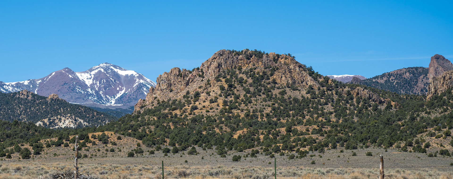 Snow capped peaks are more and more visible around us