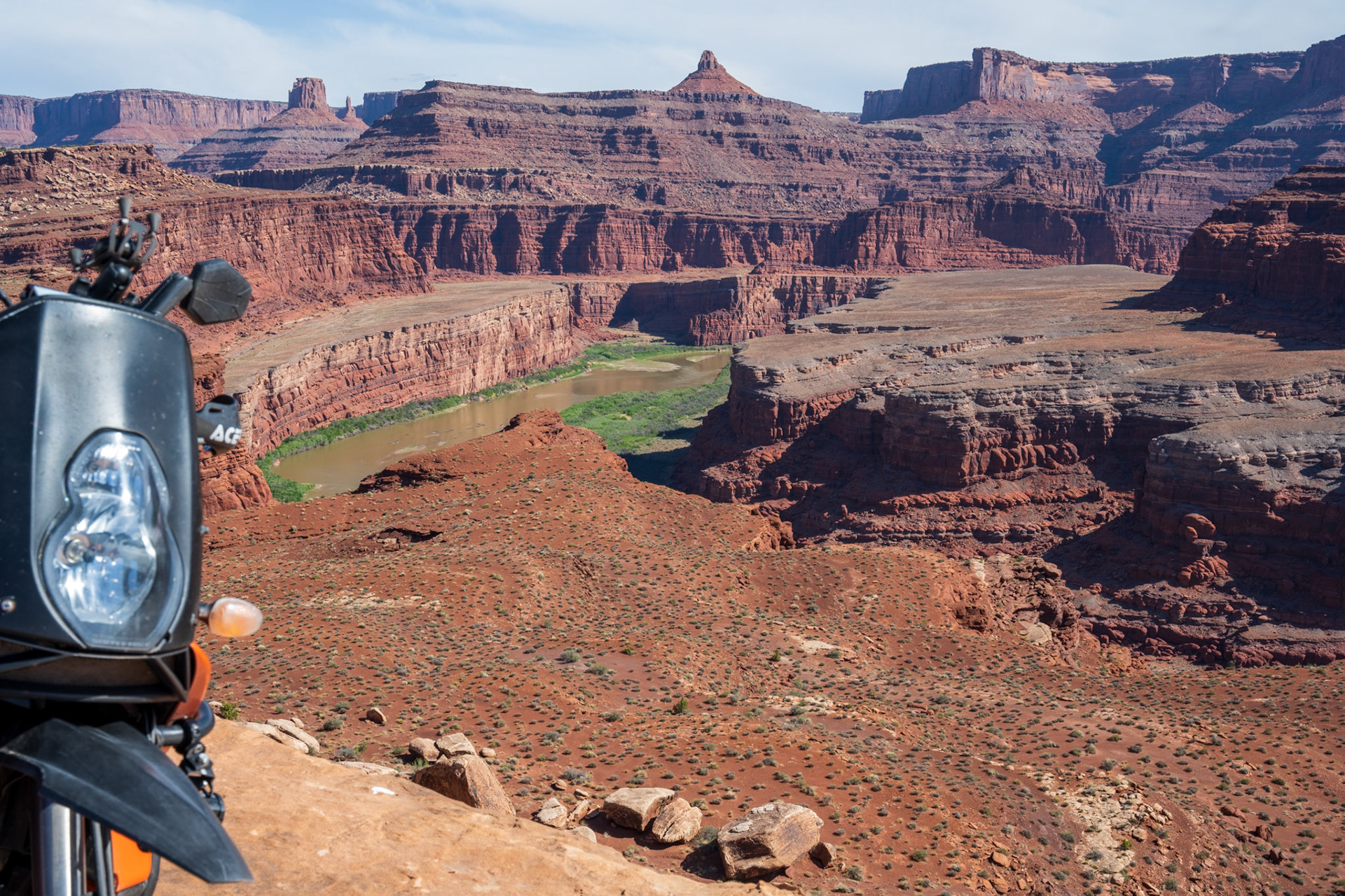 White Rim Trail - View on the Colorado River