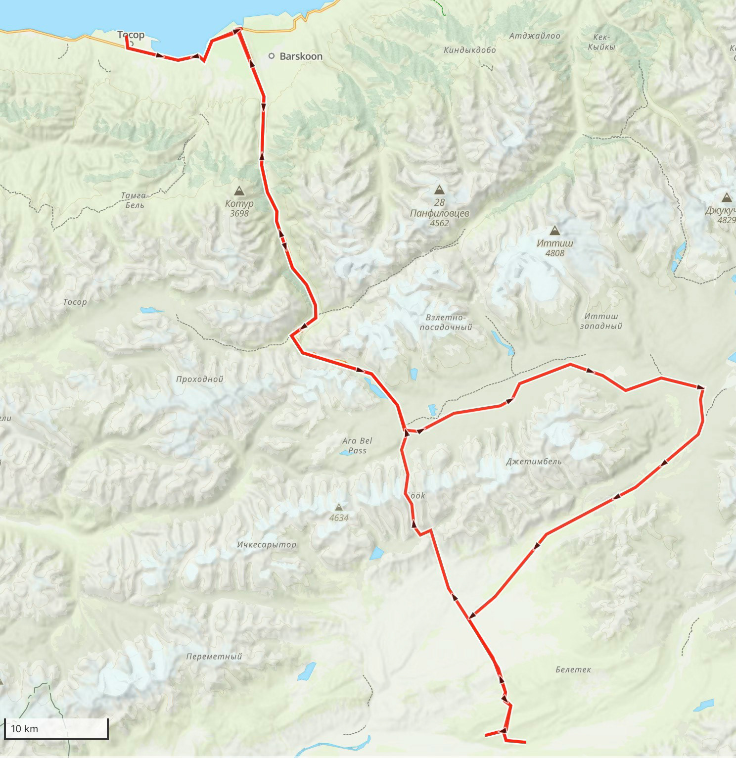 Day 72 - 260 km