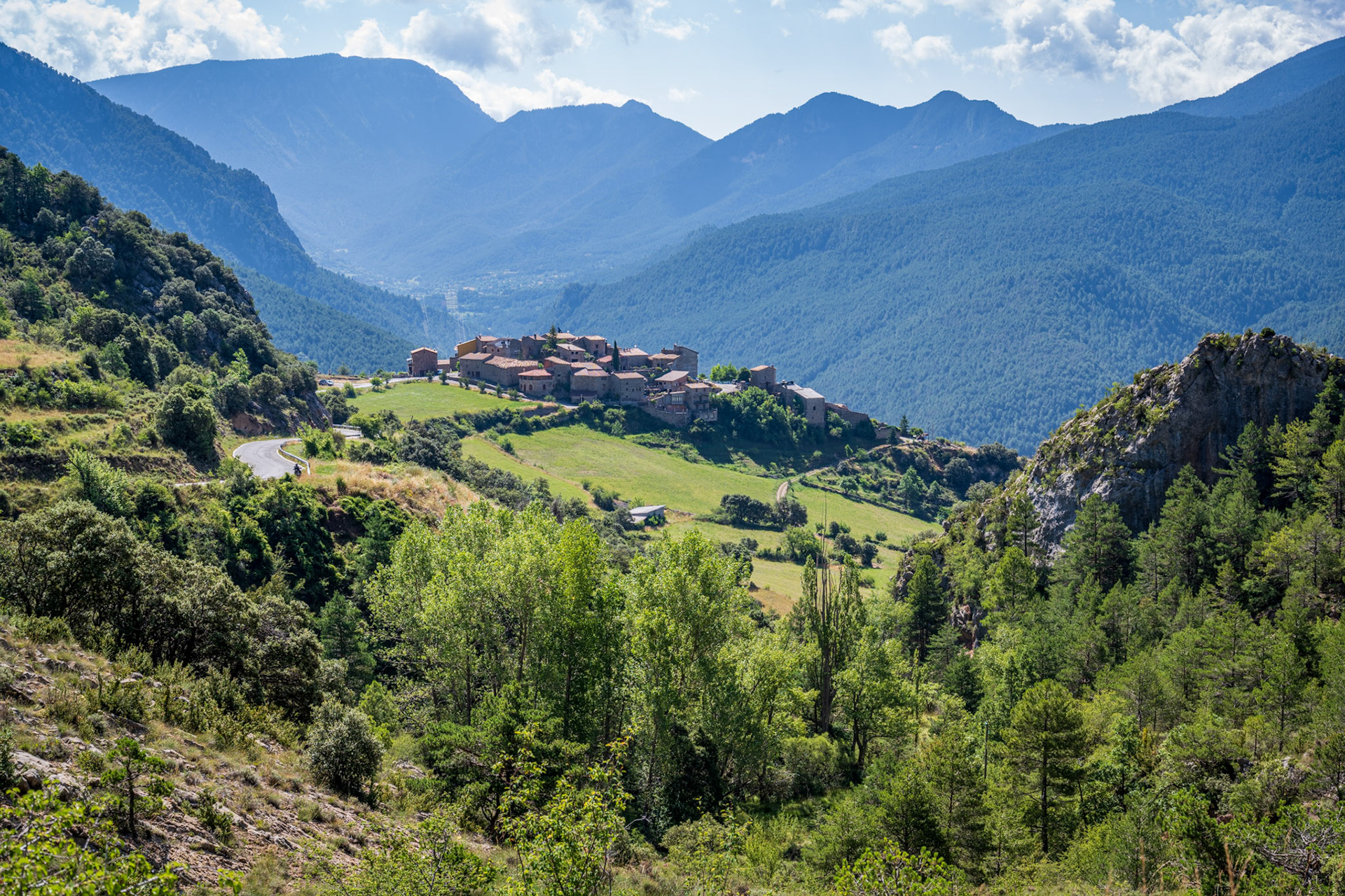 View of the Fórnol village