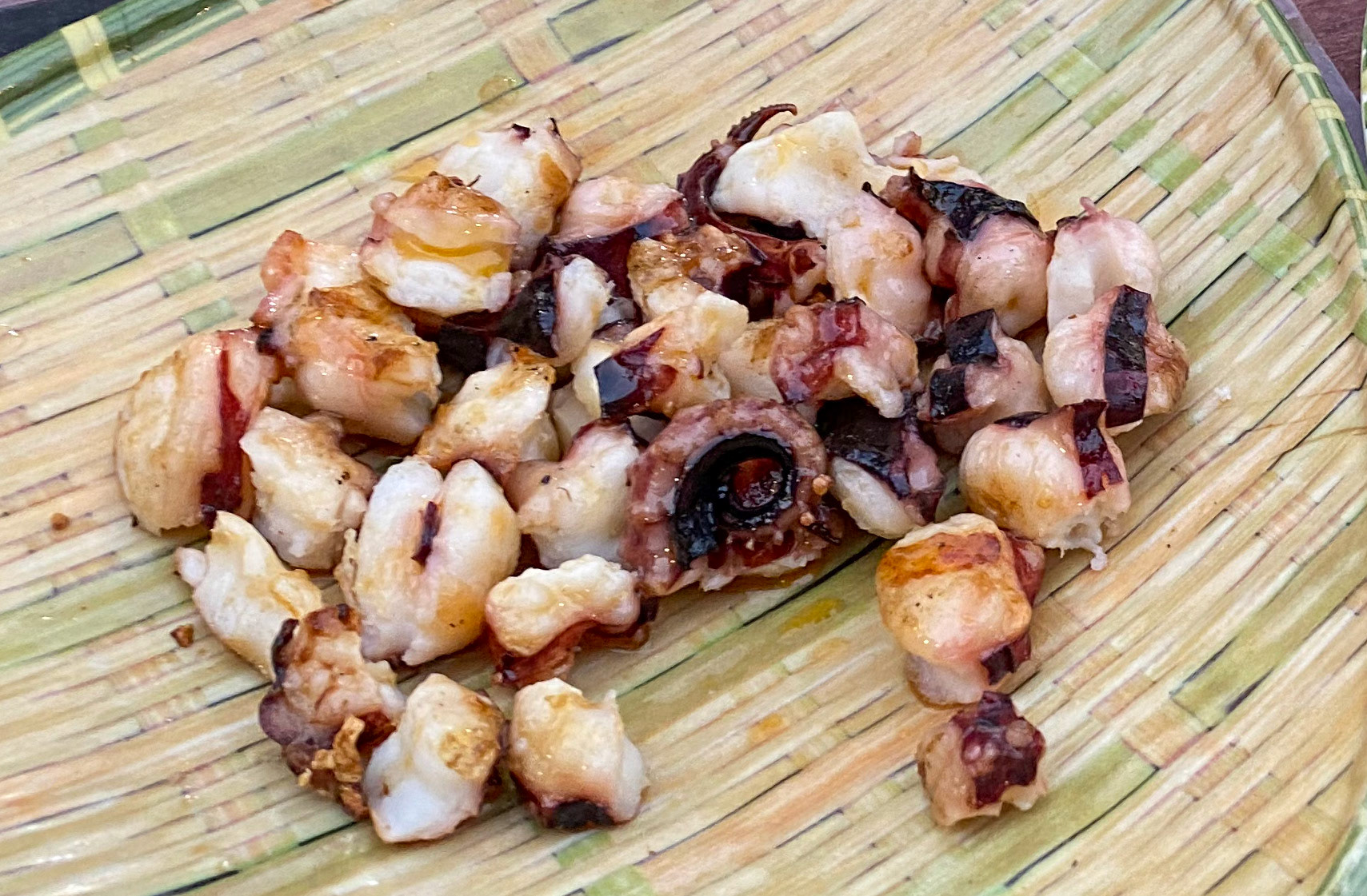 Fried octopus