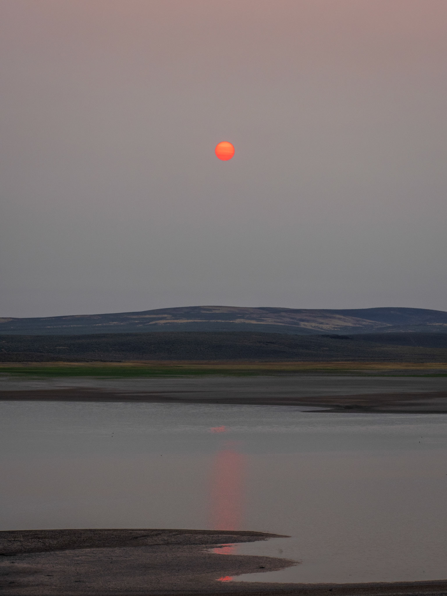 No filter, just the smoke from the fires around
