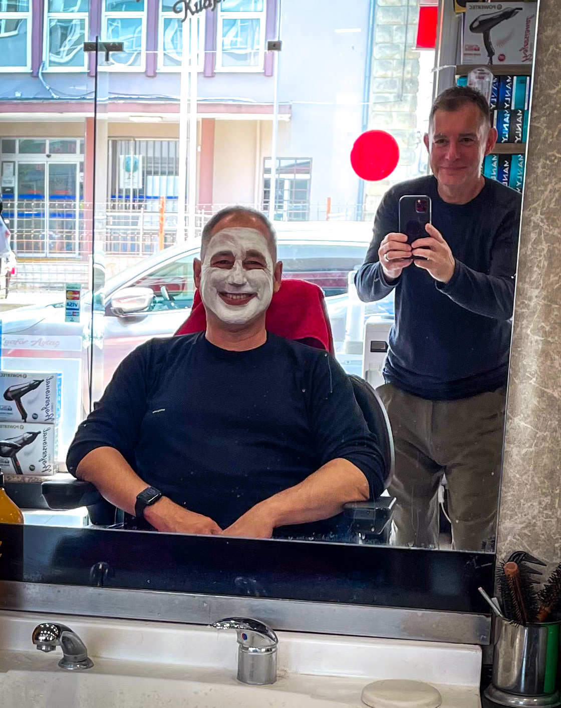 Love the barber experience in Turkey!