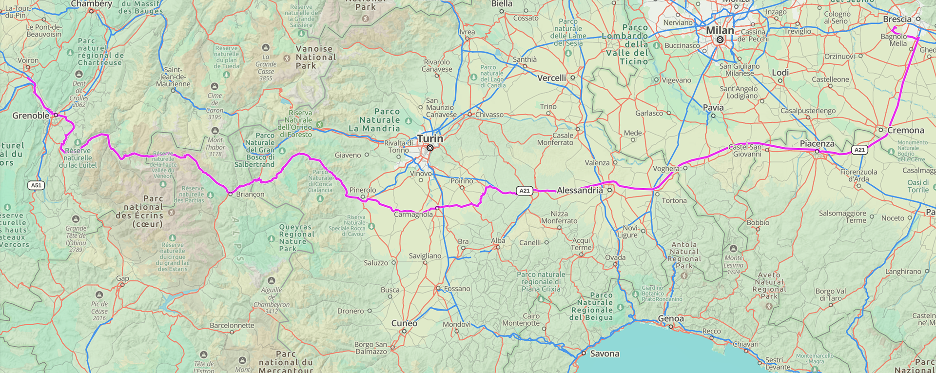 Day 2 - 530 km