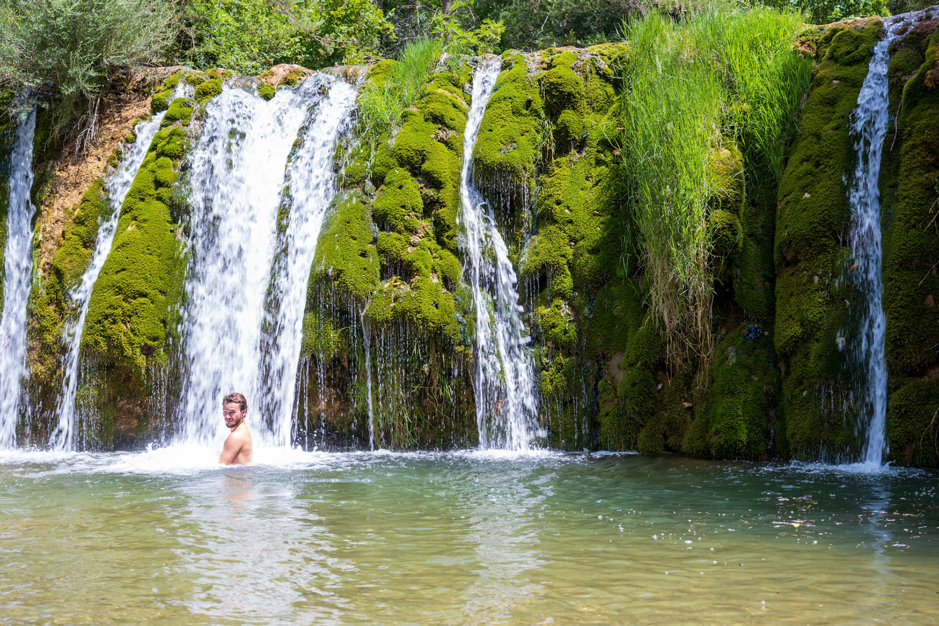 Ulysse loves these refreshing breaks!