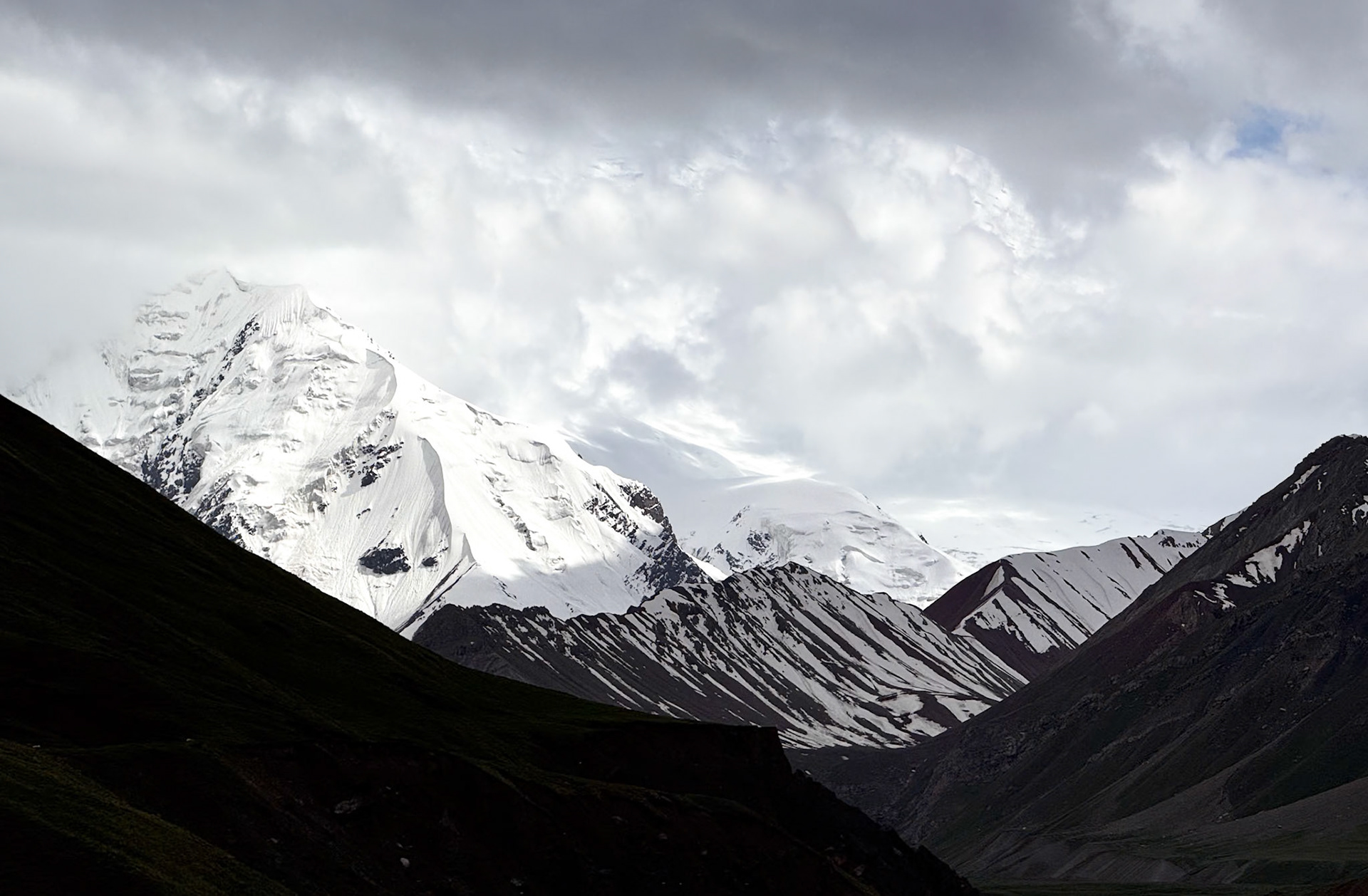 We can almost see Lenin Peak there but not quite
