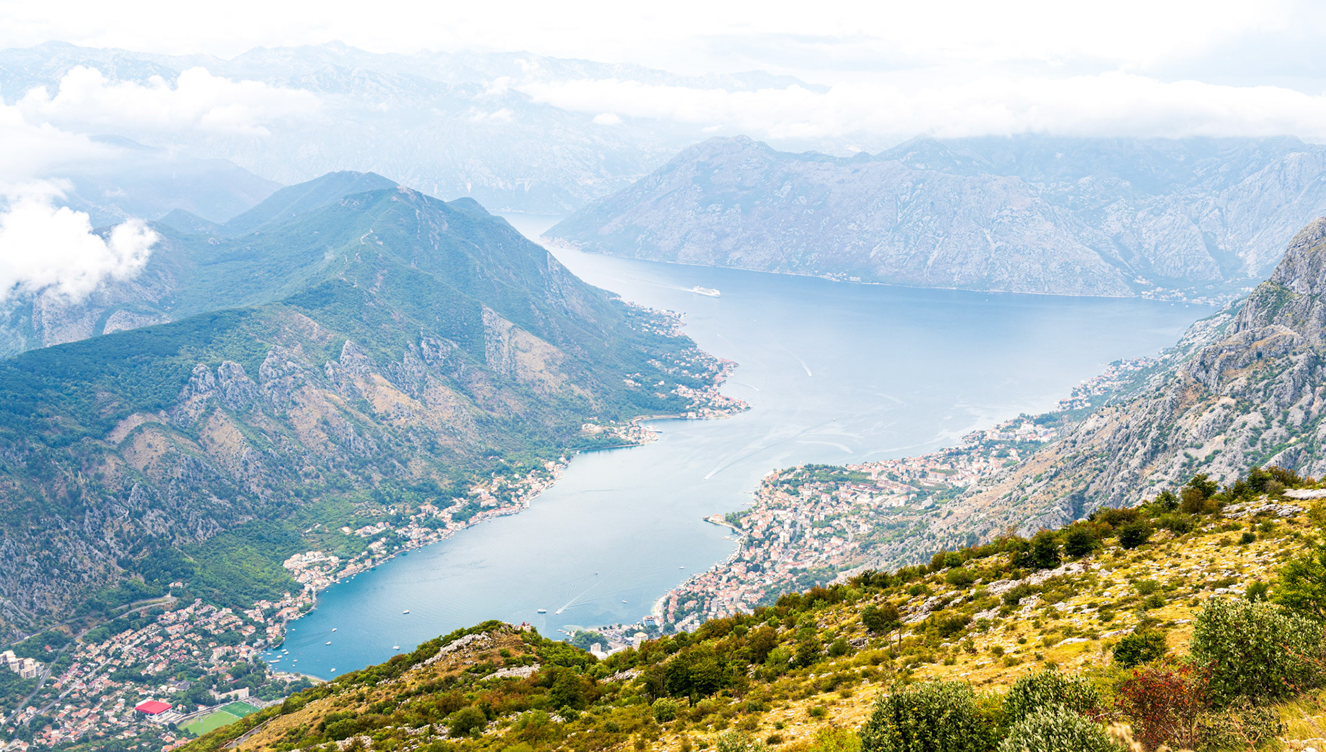 The picture is bad because it was raining but the view on Kotor from that viewpoint at 1400m of elevation is really breathtaking 🤩 Highly recommended. Of course the visit of the old town is worth it as well.