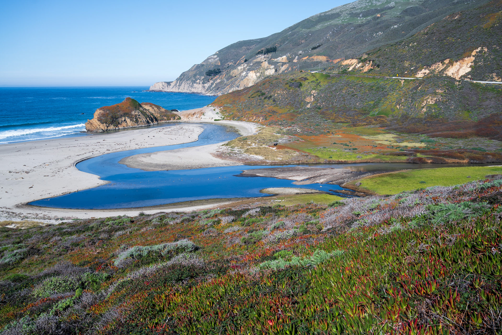 Little Sur River, in Big Sur