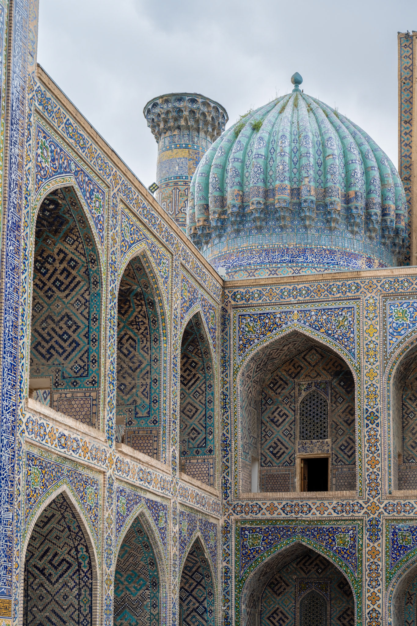 From the inside of one of the Madrasah. So rich, so unique, especially the dome!
