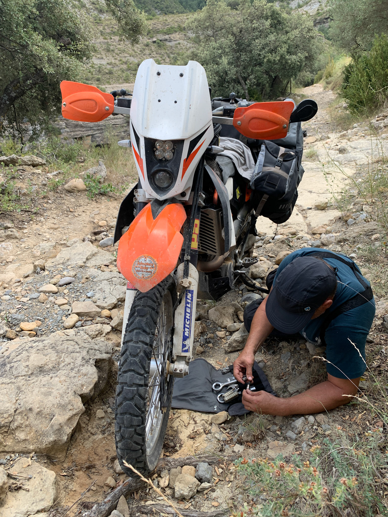 There is always some maintenance issues when riding off-road