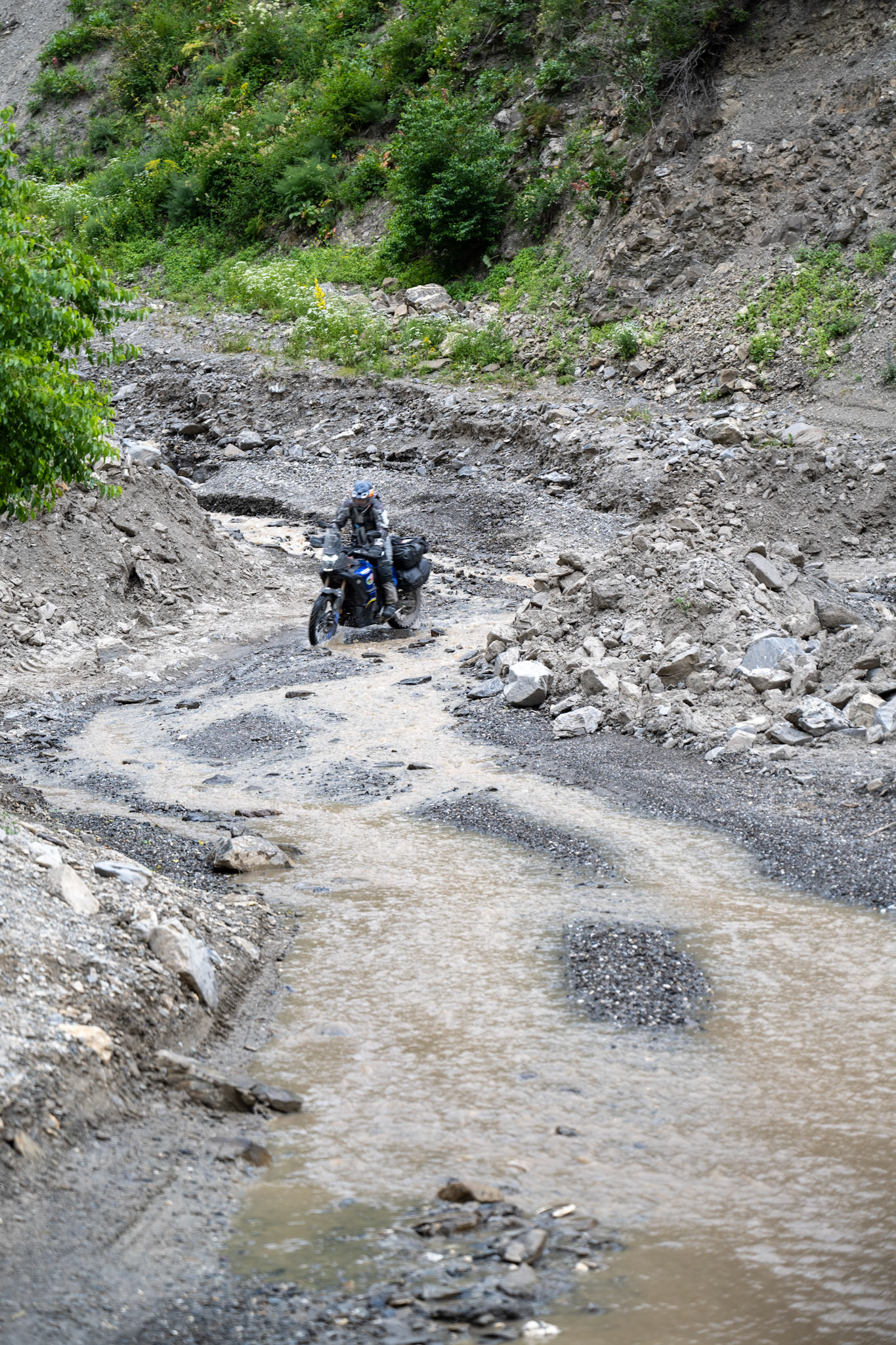 A few times we wondered if the road was actually going through!