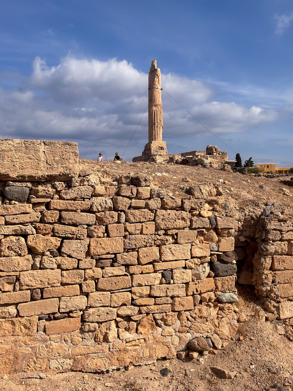 Like most Greek islands, there are antique sites to visit