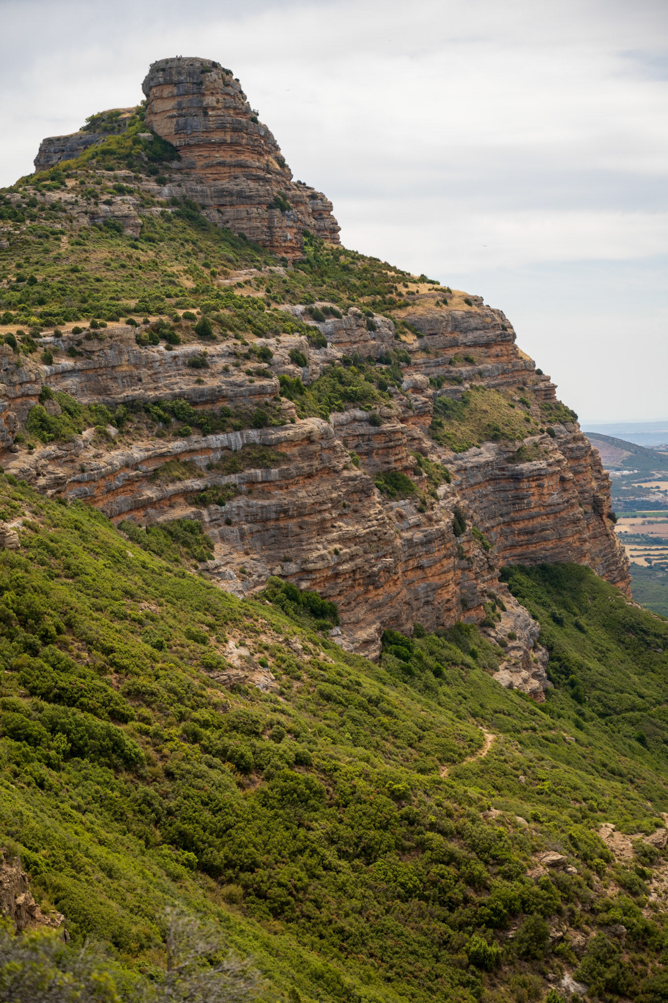 Riding on the edge of Parque Natural de la Sierra y los Cañones de Guara