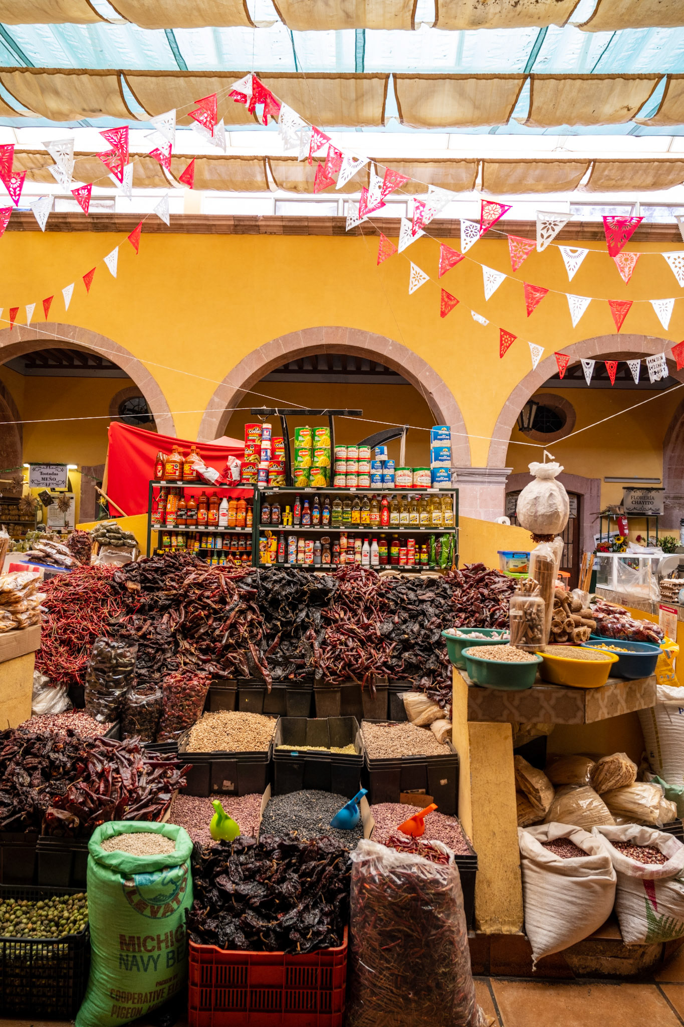 Chiles in the covered market