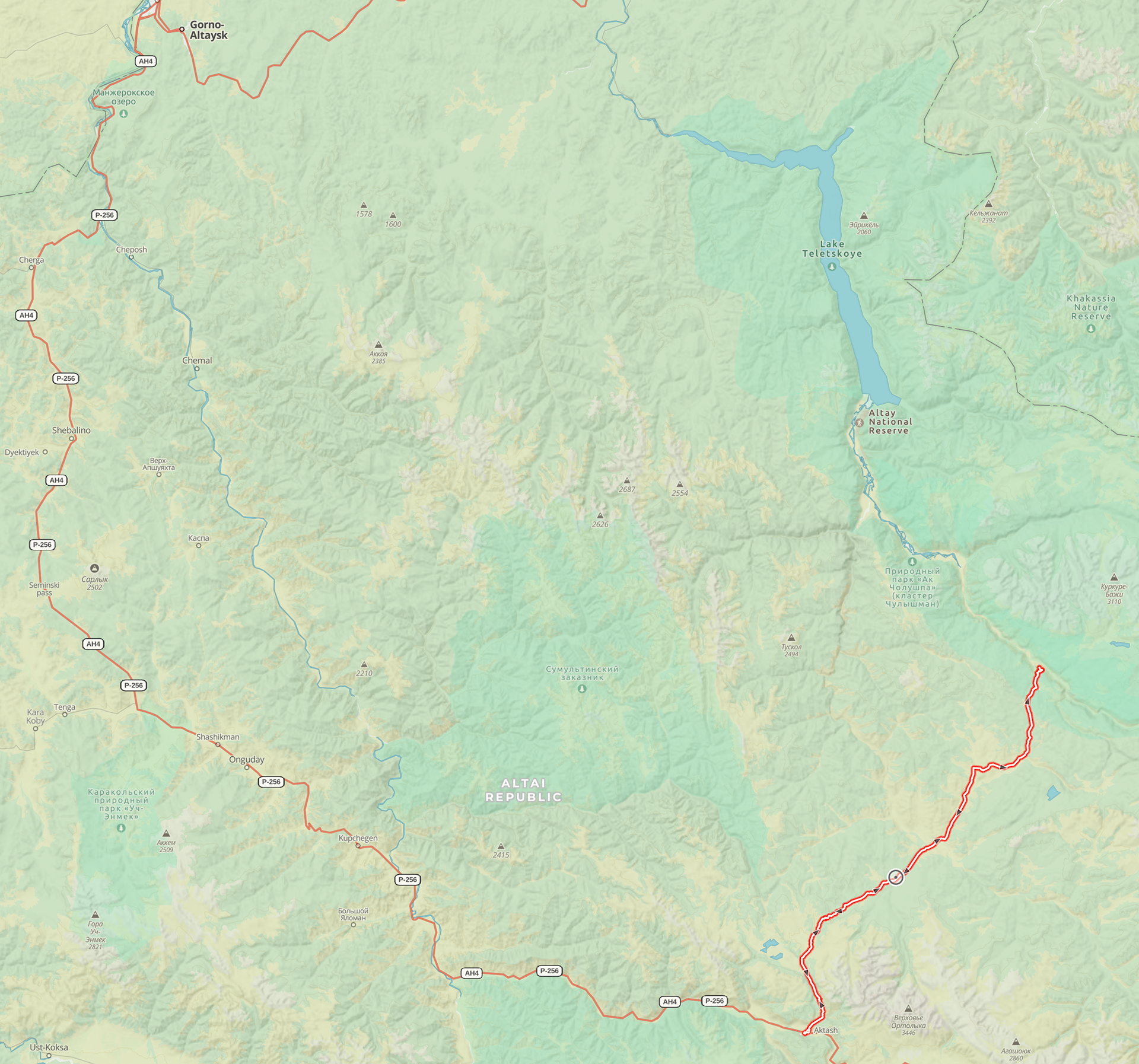 Day 87, back and forth - 220 km