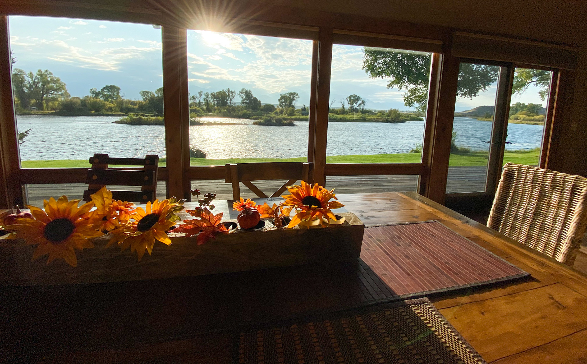 Bill & Mary’s house by the river and their warm hospitality