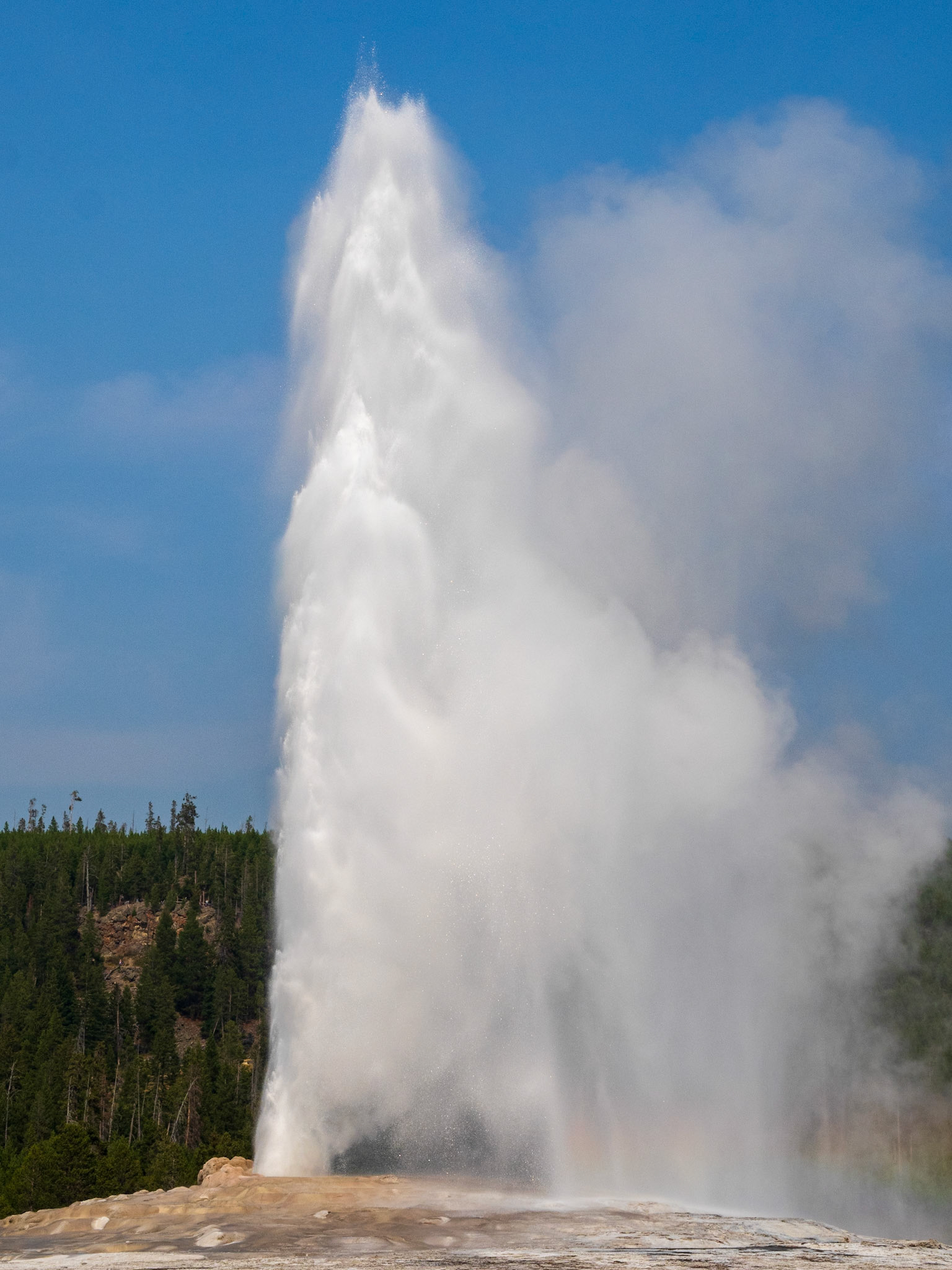 Old Faithful - 140ft/45m high