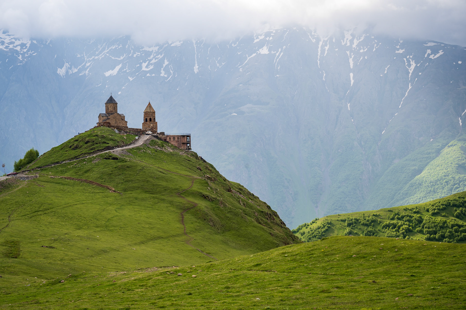 Tsminda Sameba Church - Stepantsminda, Georgia
