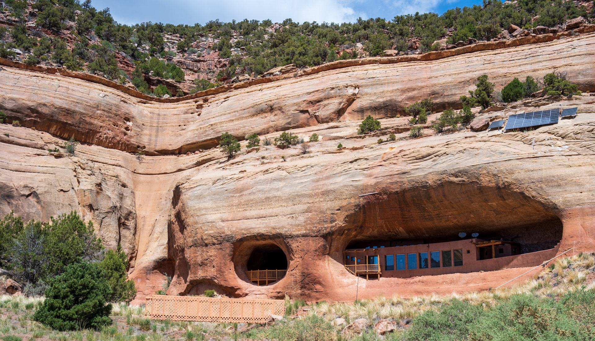Troglodyte house on Montezuma Canyon Road
