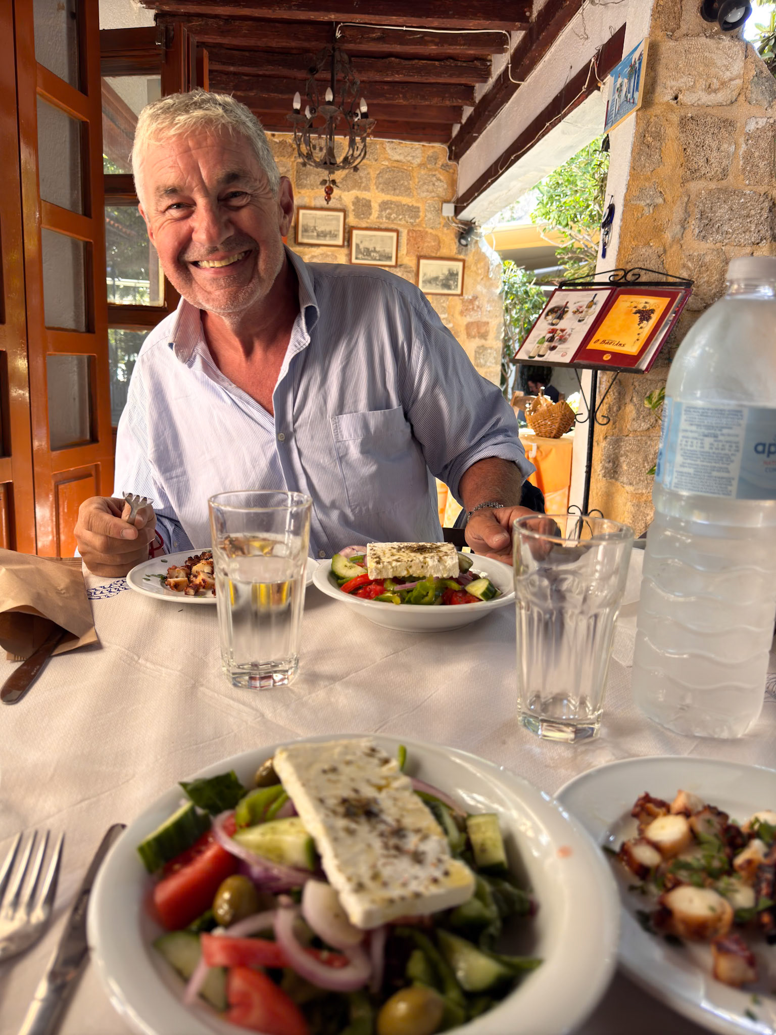 We could not get tired of having the Greek salad daily