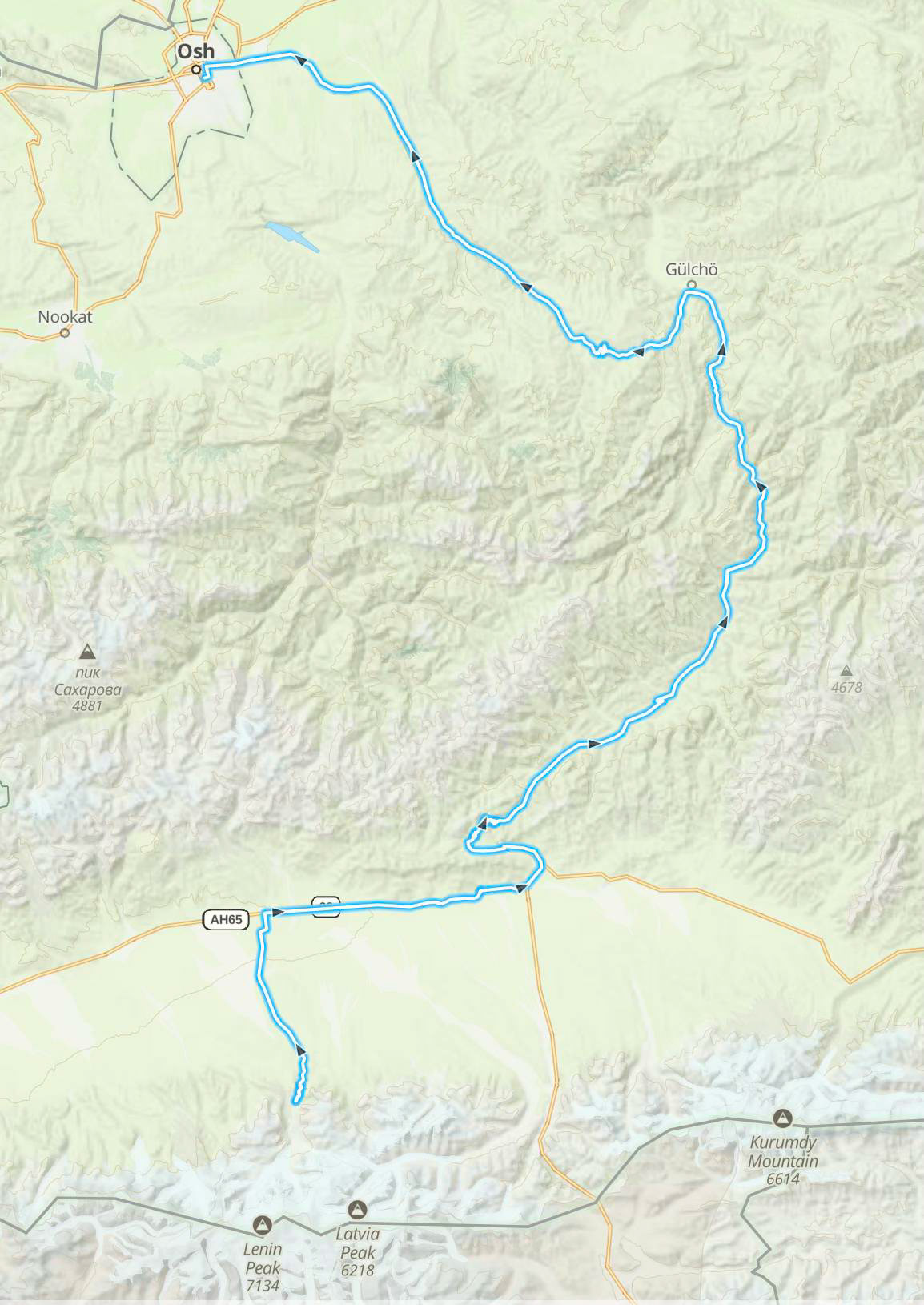 Day 64: Lenin Peak Base Camp to Osh