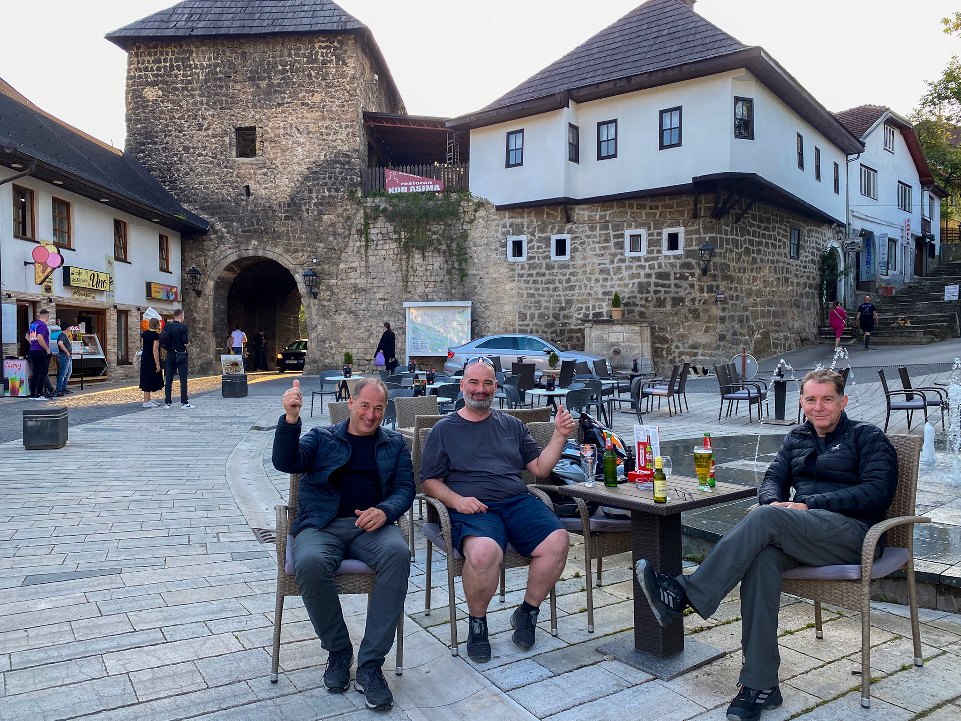 Jajce is pretty quaint but has a very nice main pedestrian sreet with cafes and terraces
