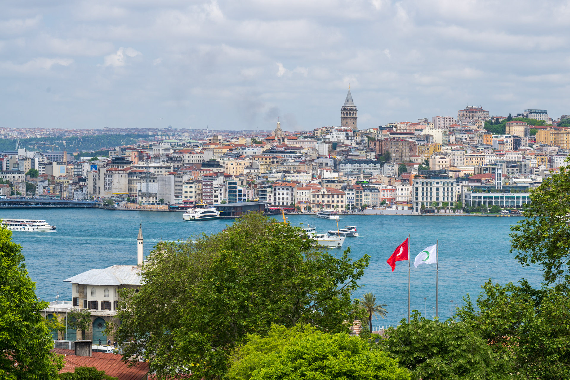 View on the Bosphorus from the Topkapi Palace