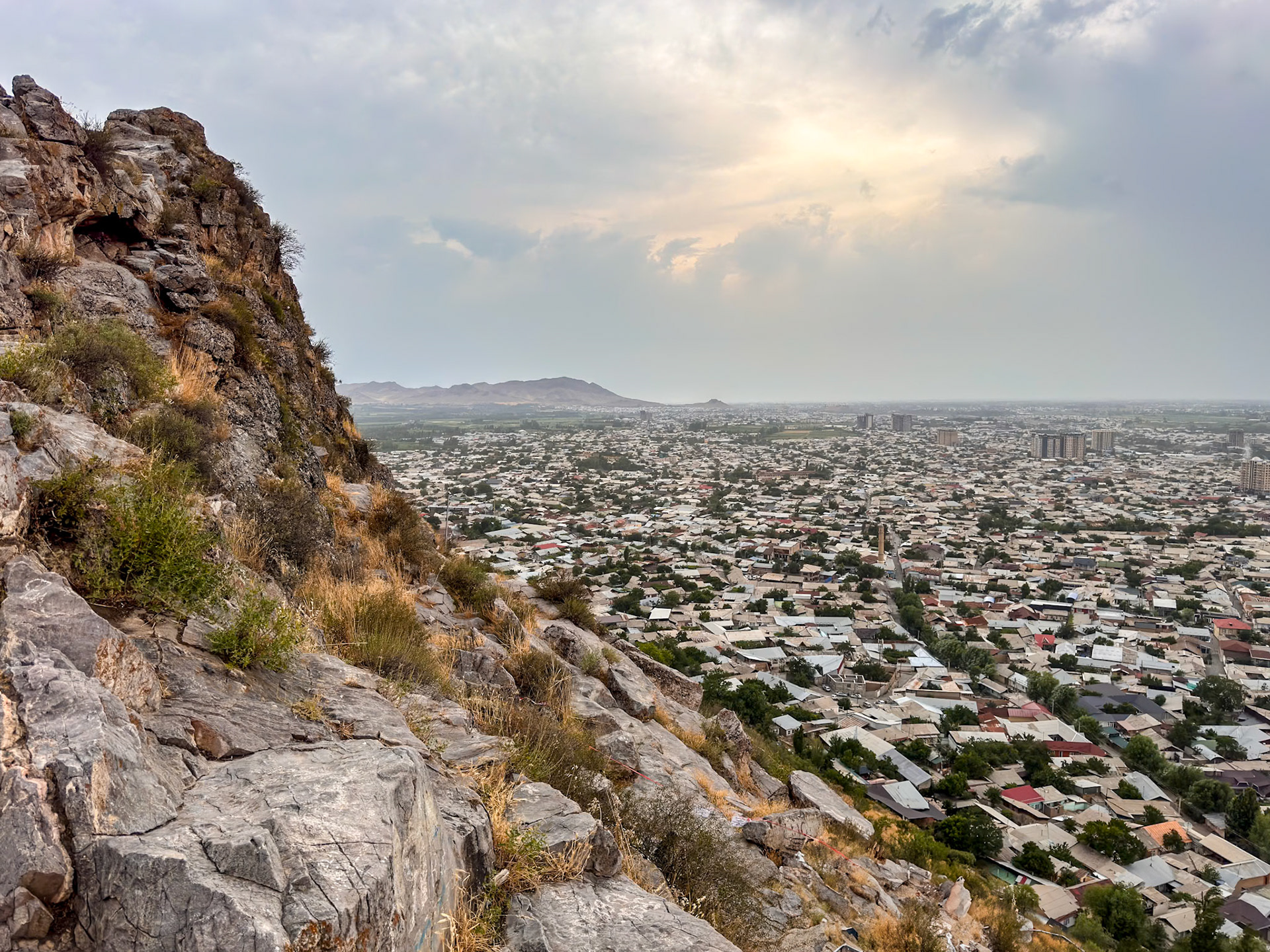 View on Osh from the mountain