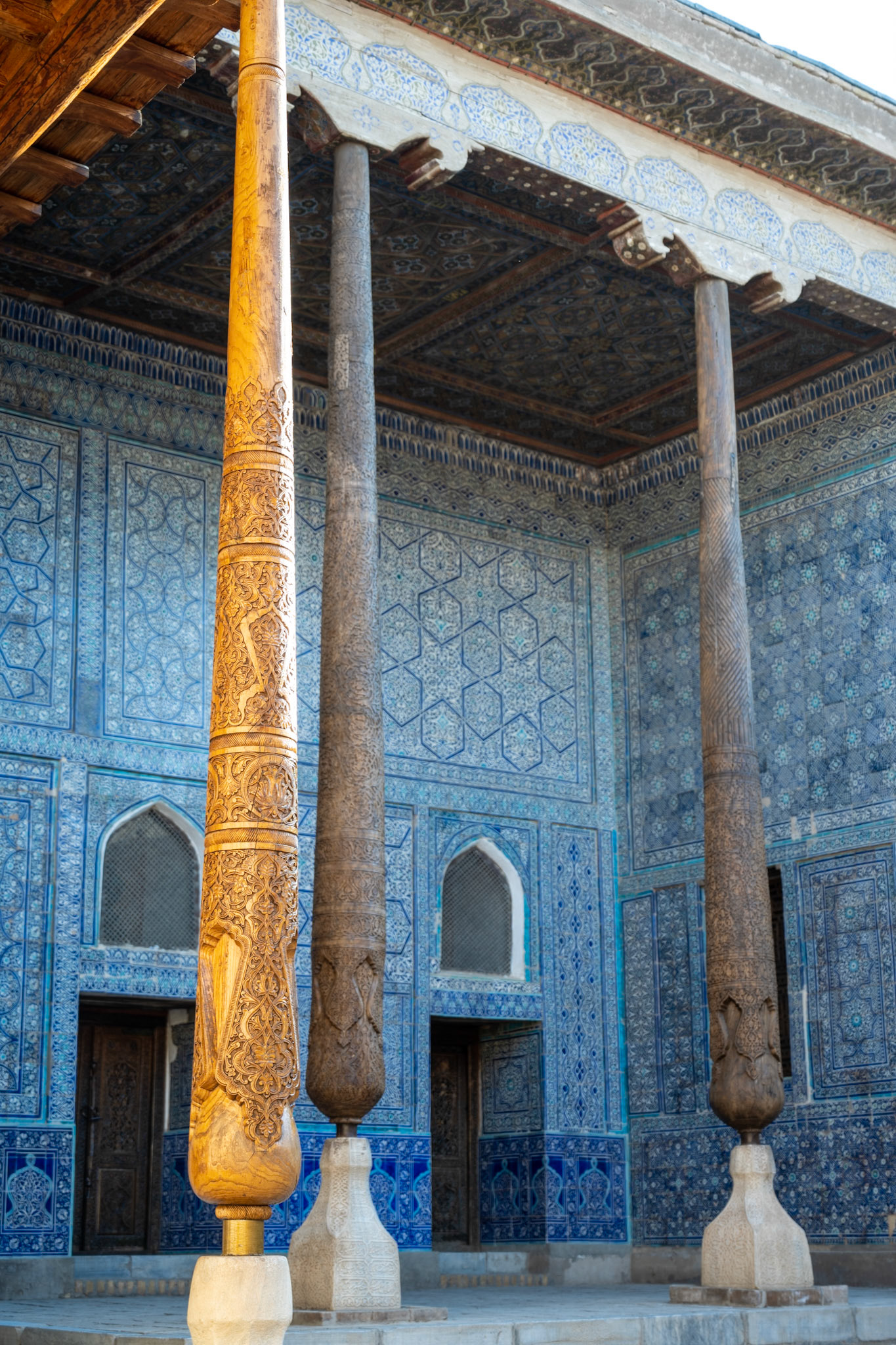 Love the mosaics and the carved wood!