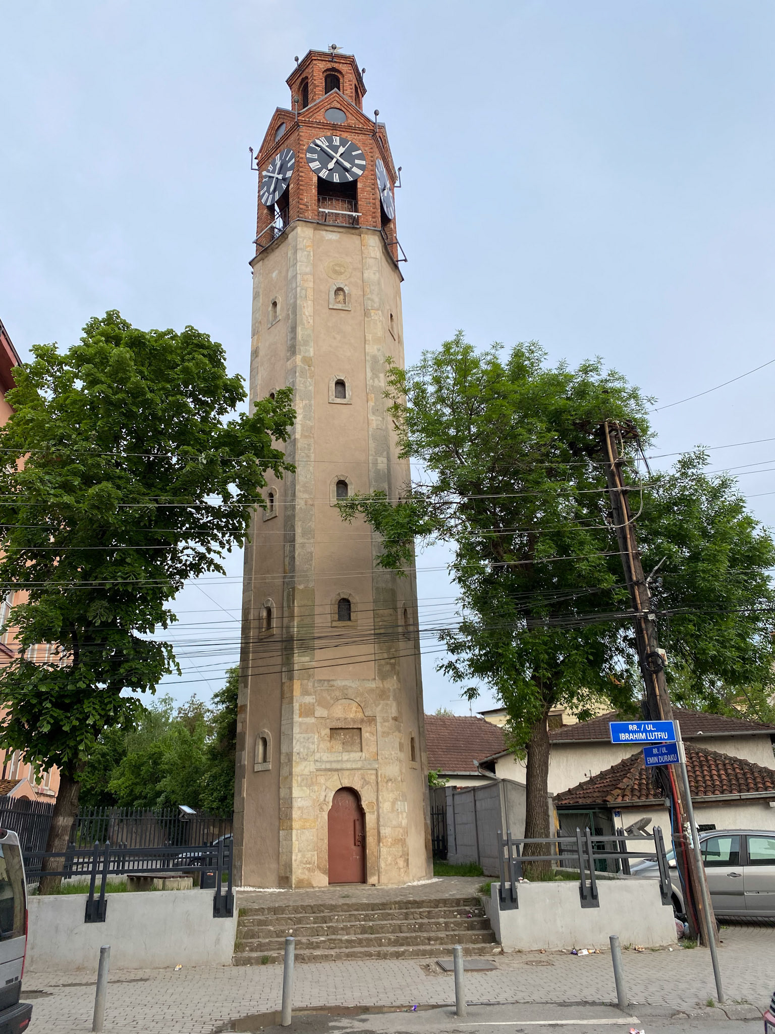 The famous clock tower, in a town without too many memorable monuments