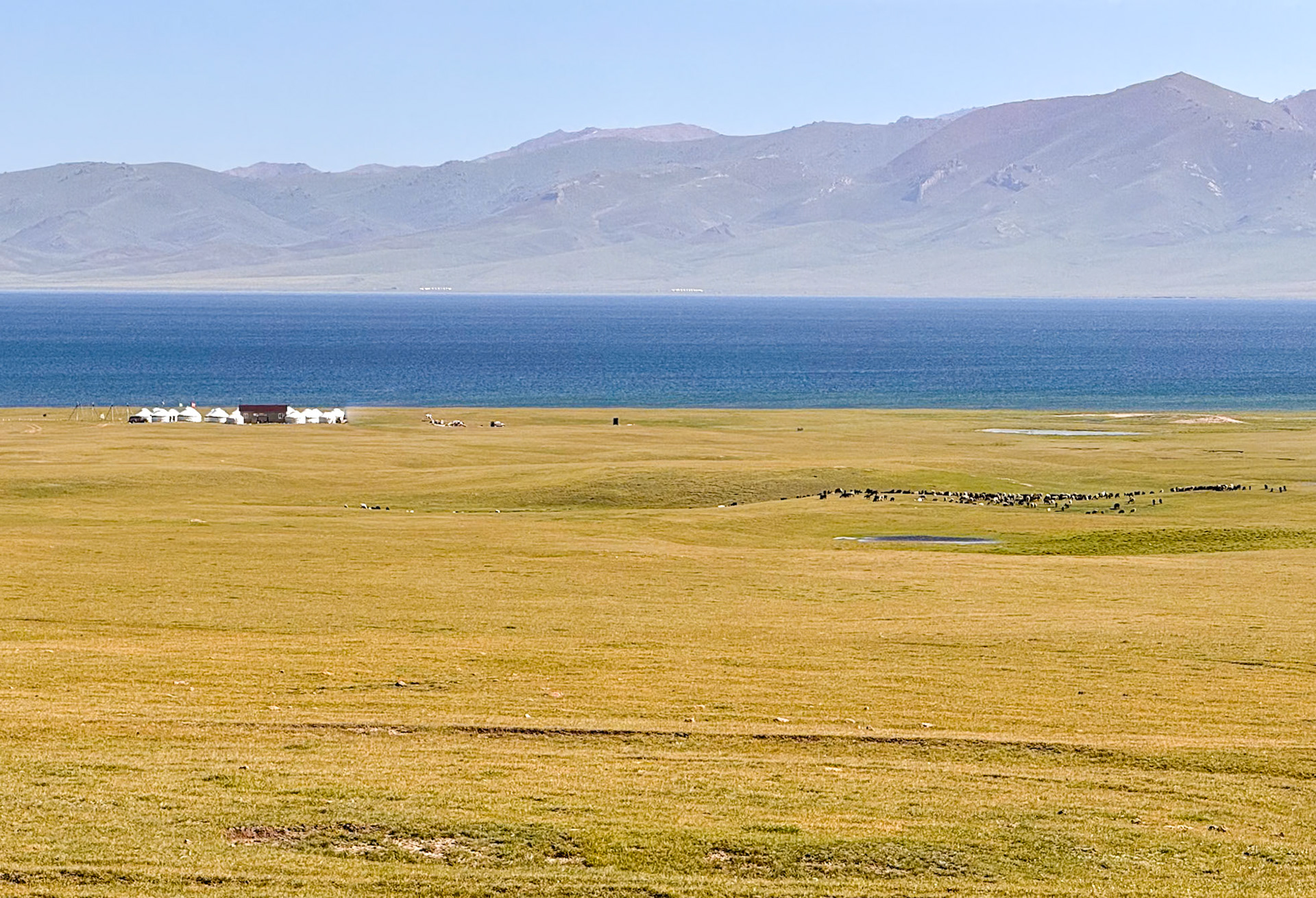 Bye Lake Son-Kul and our yurt camp