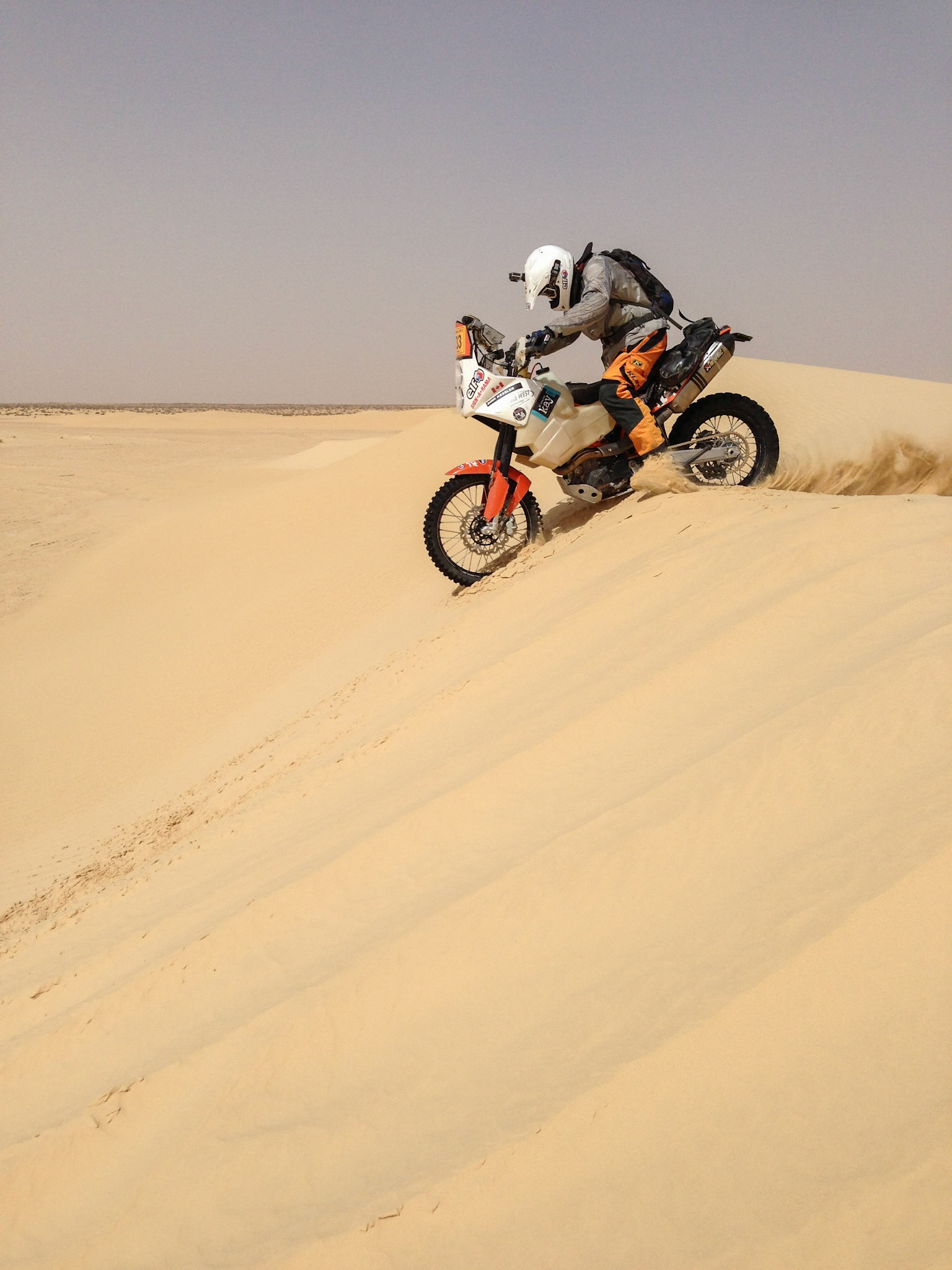 Dirk in the Tuareg Rally in Tunisia