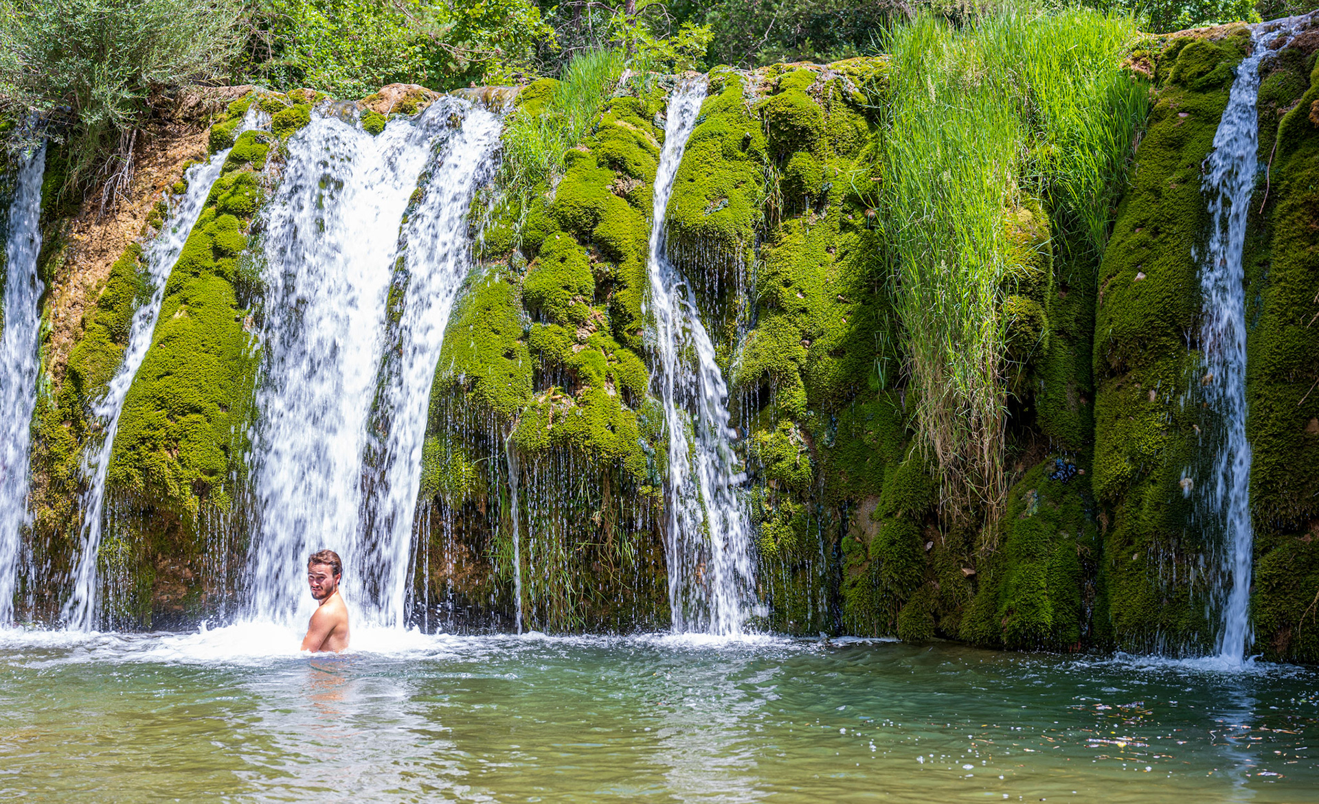 Ulysse loves these refreshing breaks!