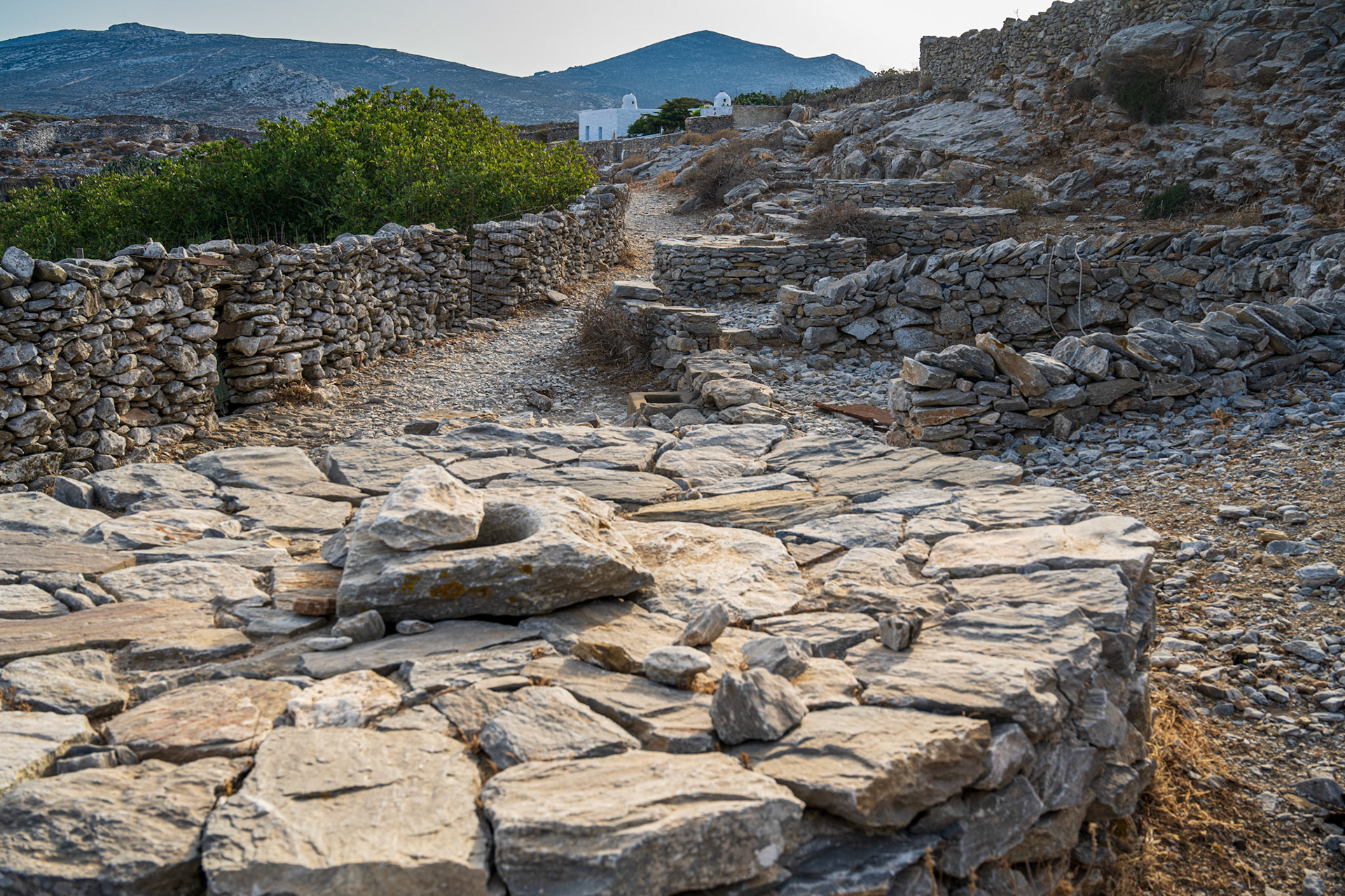 Stone water cisterns in Asfontilitis