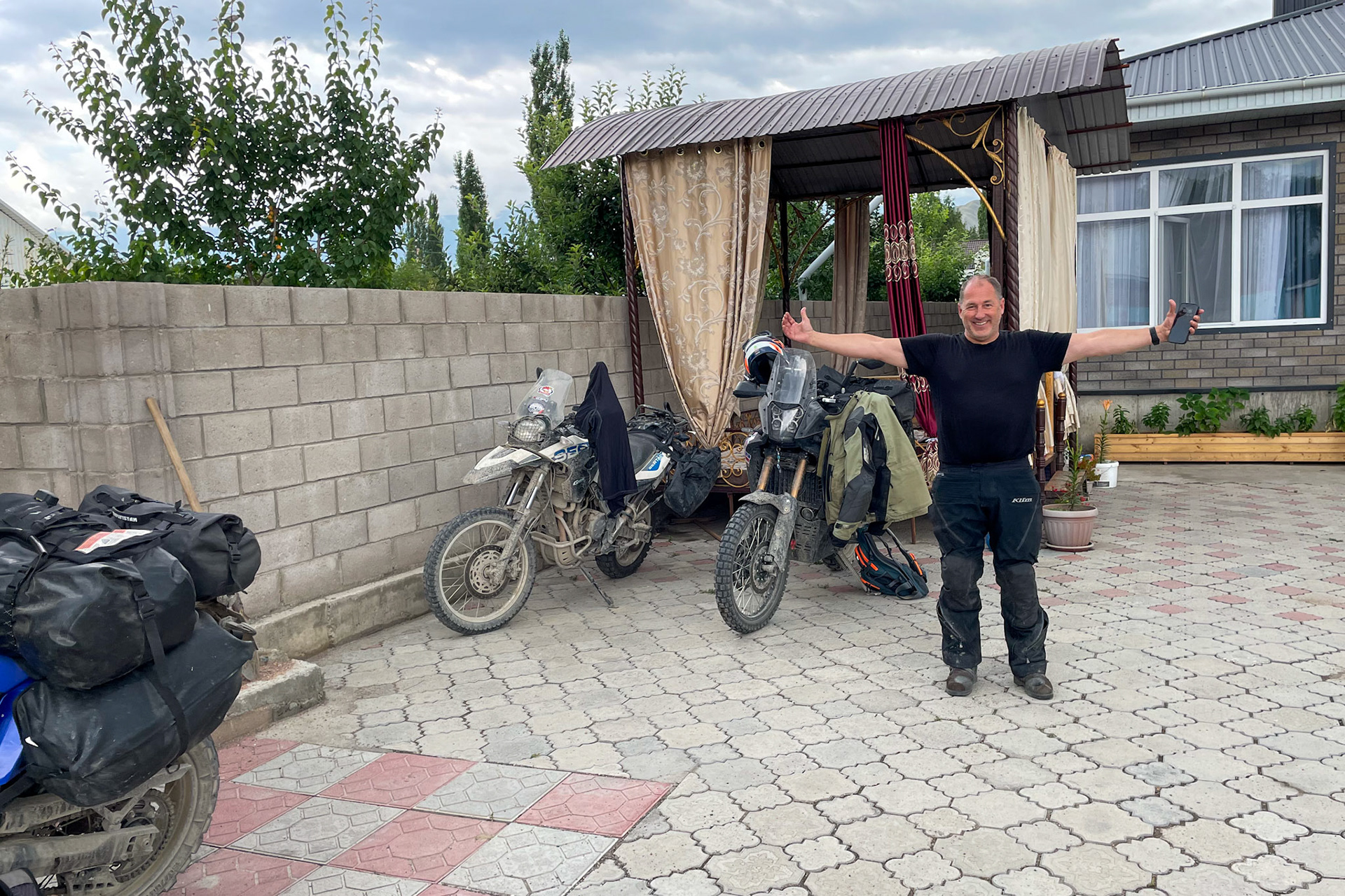 Reuniting with Vincent, at his homestay