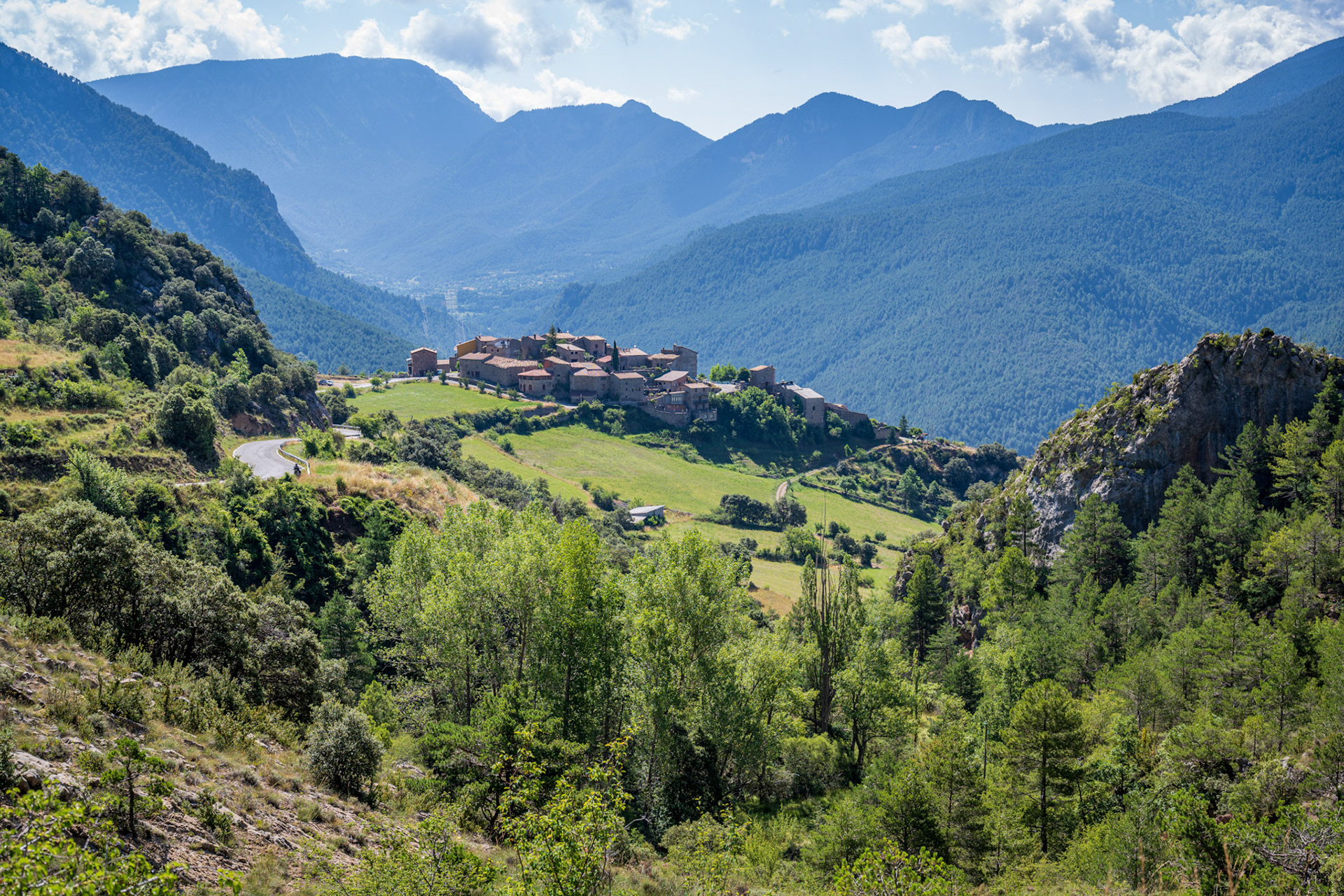 View of the Fórnol village