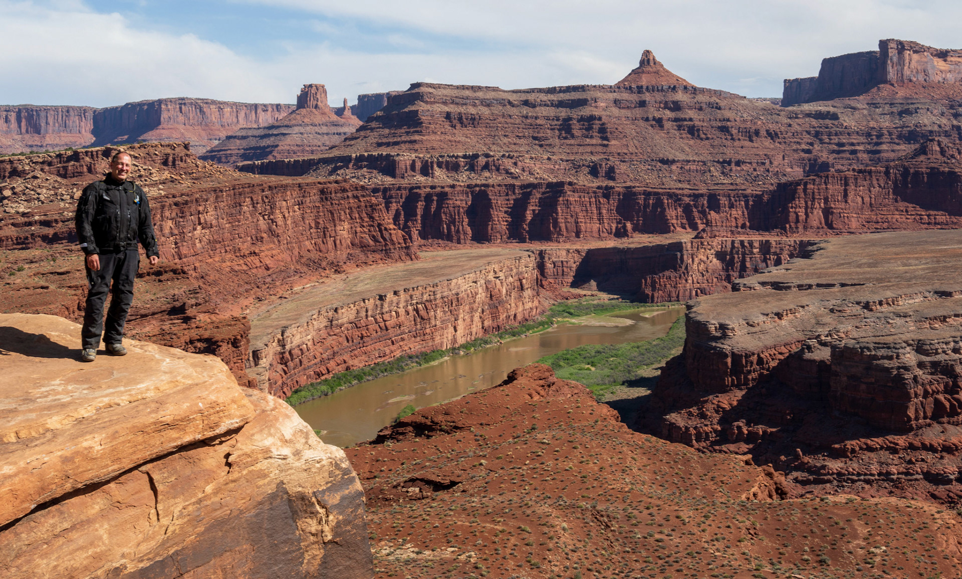 White Rim Trail - View on the Colorado River - Jean-Luc