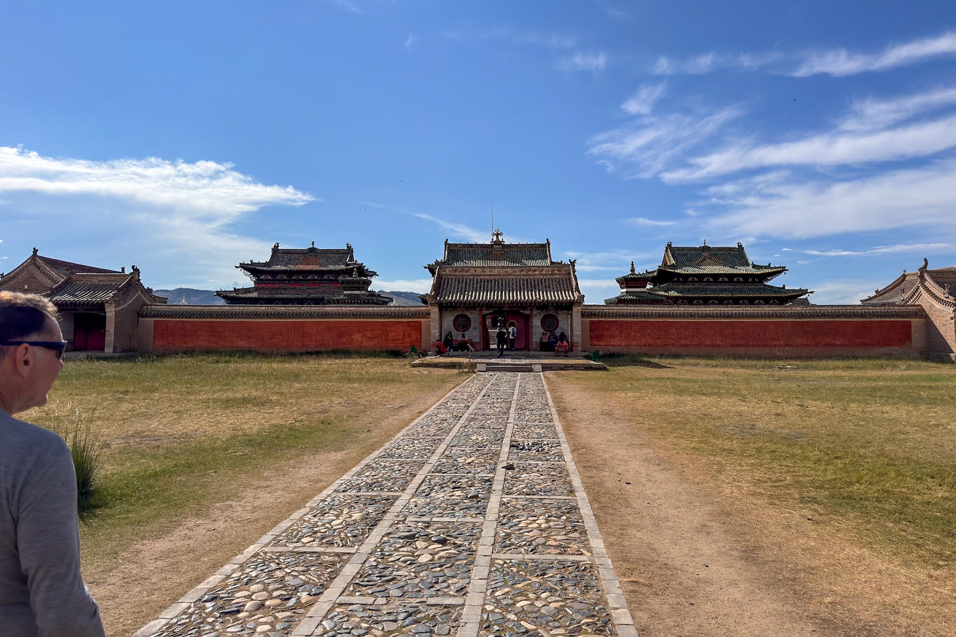 Walled areas within the outside walls