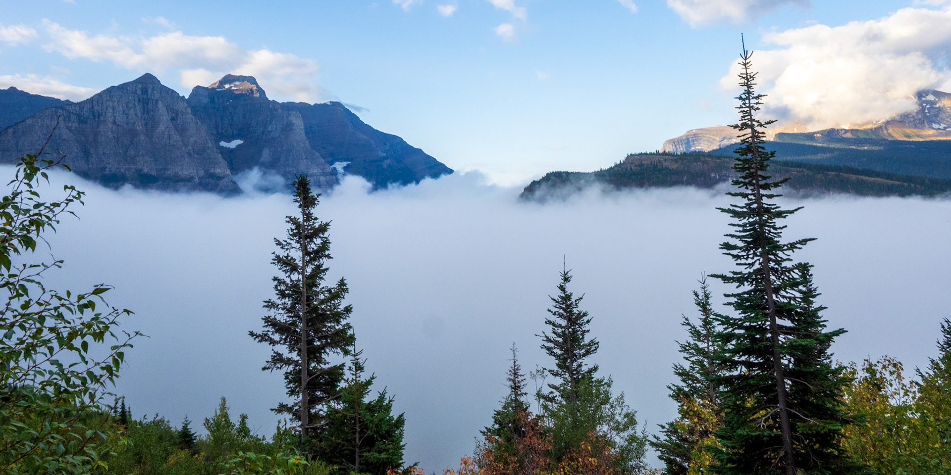 Smoke has cleared so I’ve headed back to Glacier NP. A glorious morning was my reward.