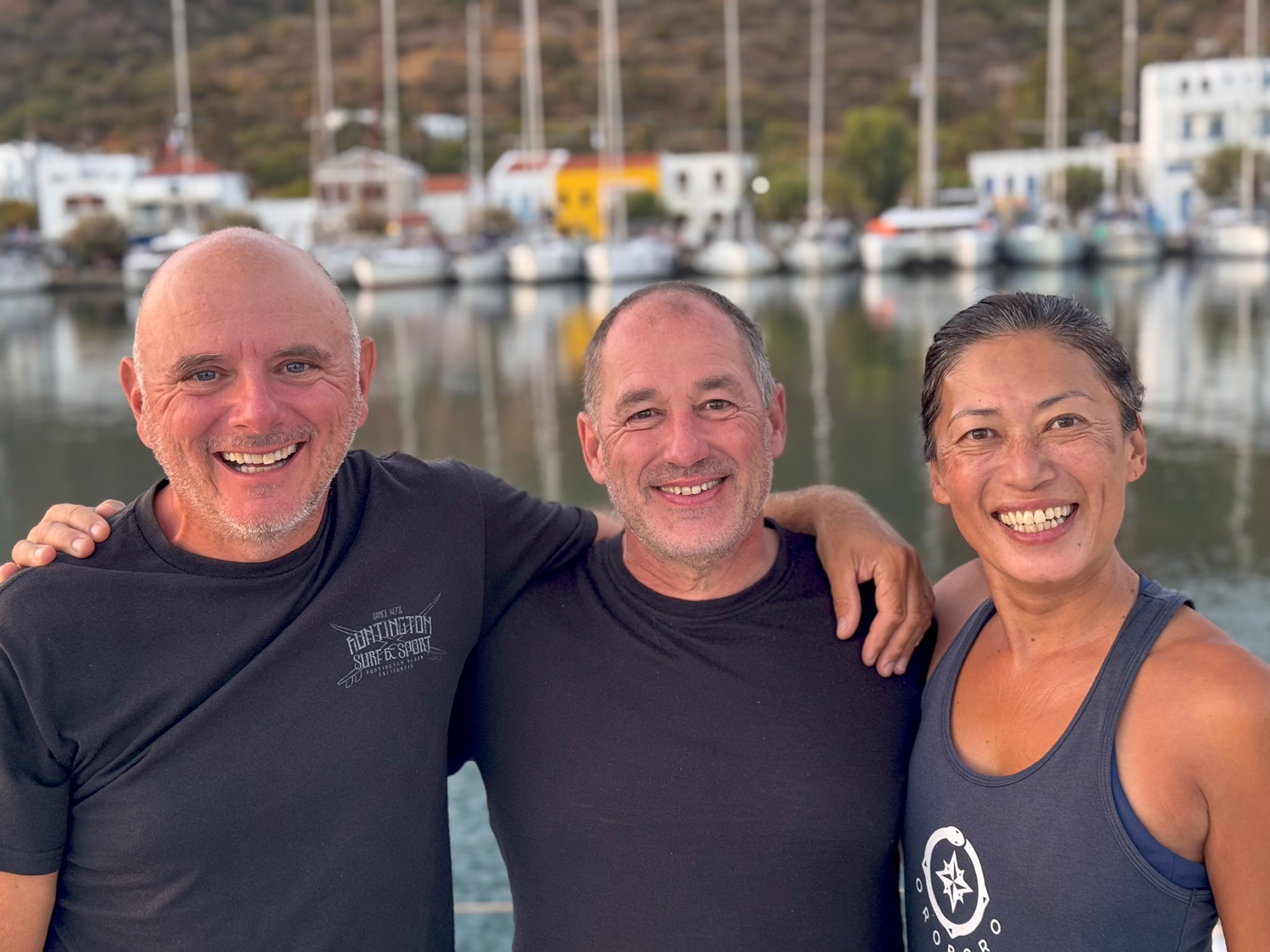 It was so great to meet again my Californian friends, Yuka and Francesco, who have been traveling for 6 years on their catamaran