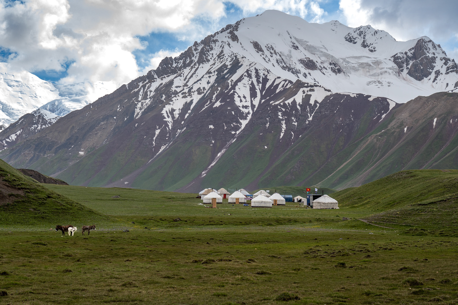We're walking South towards the elusive Lenin Peak