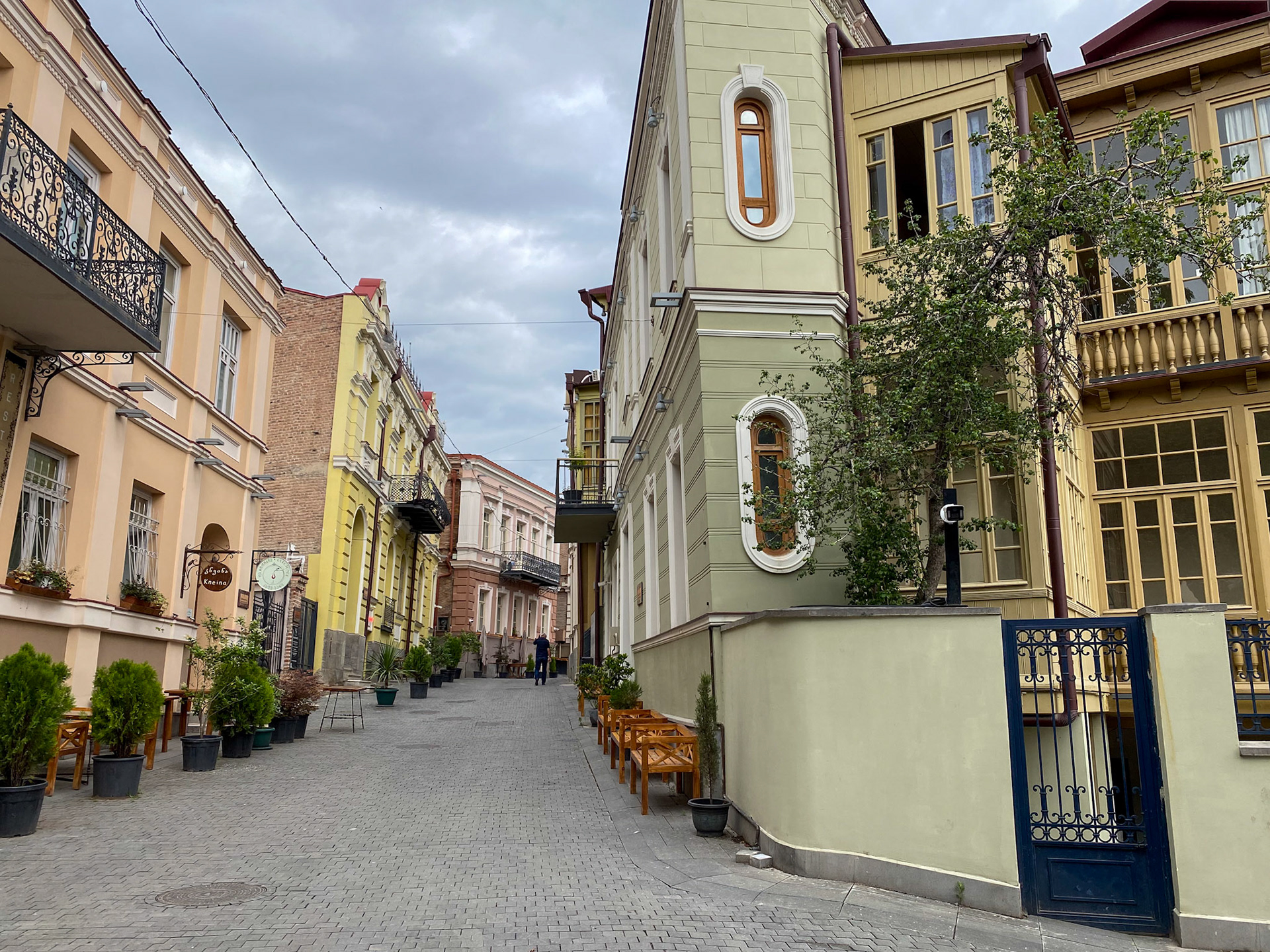Quiet streets in the early morning