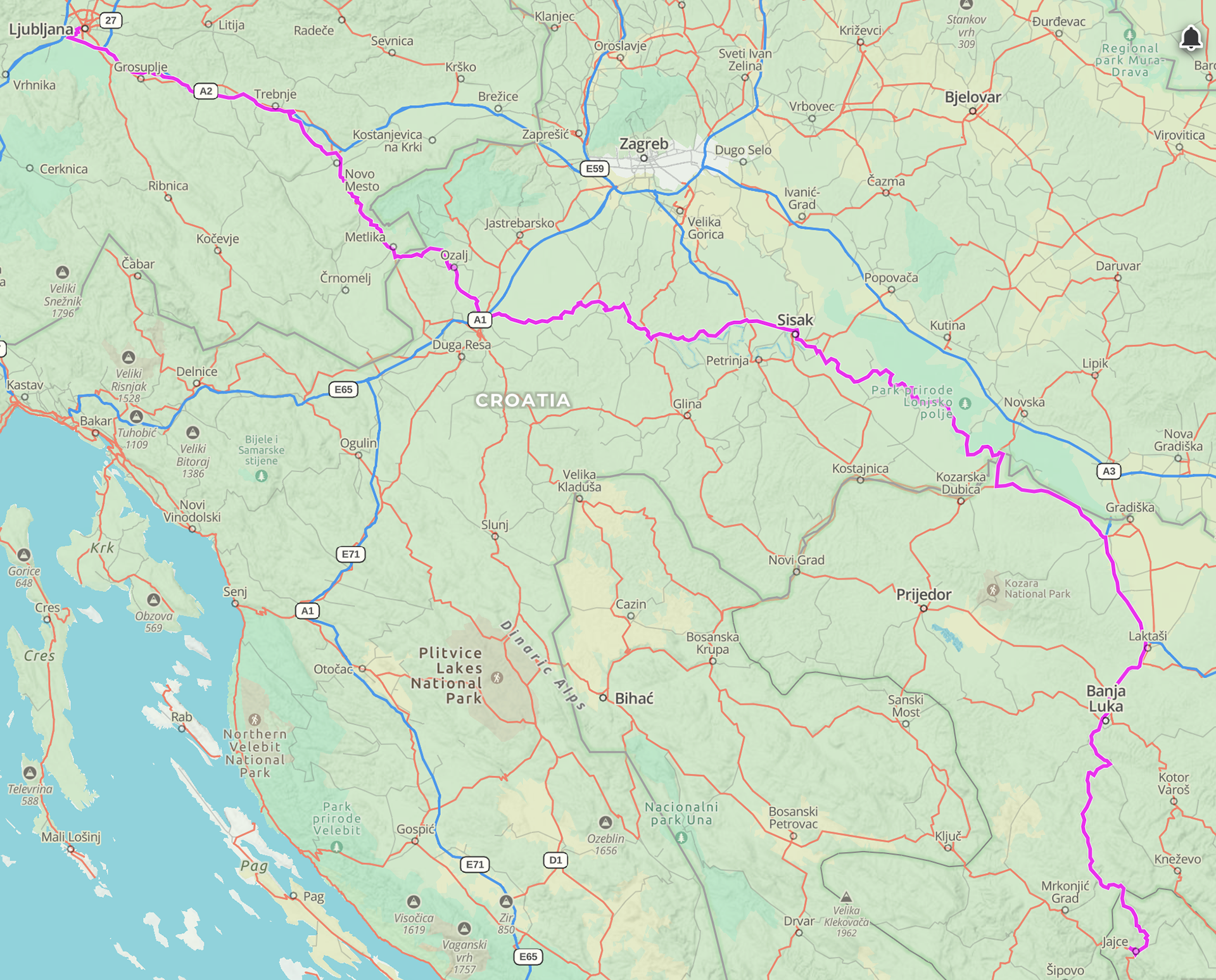 Day 6 - 440 km