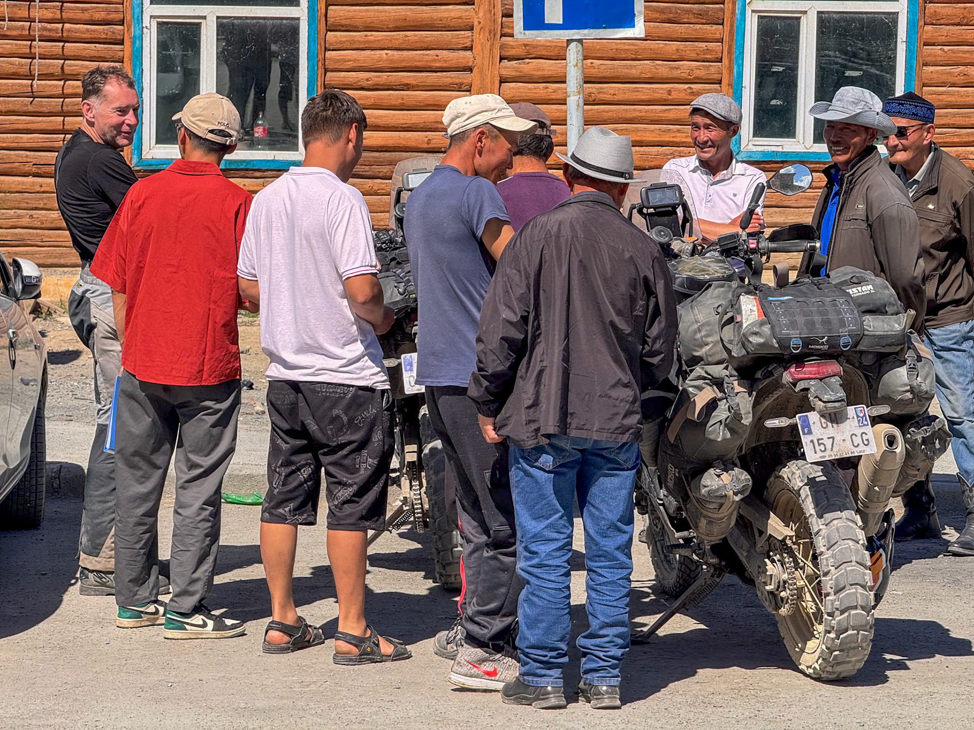 Our motorcycles got a lot of attention in Stengel