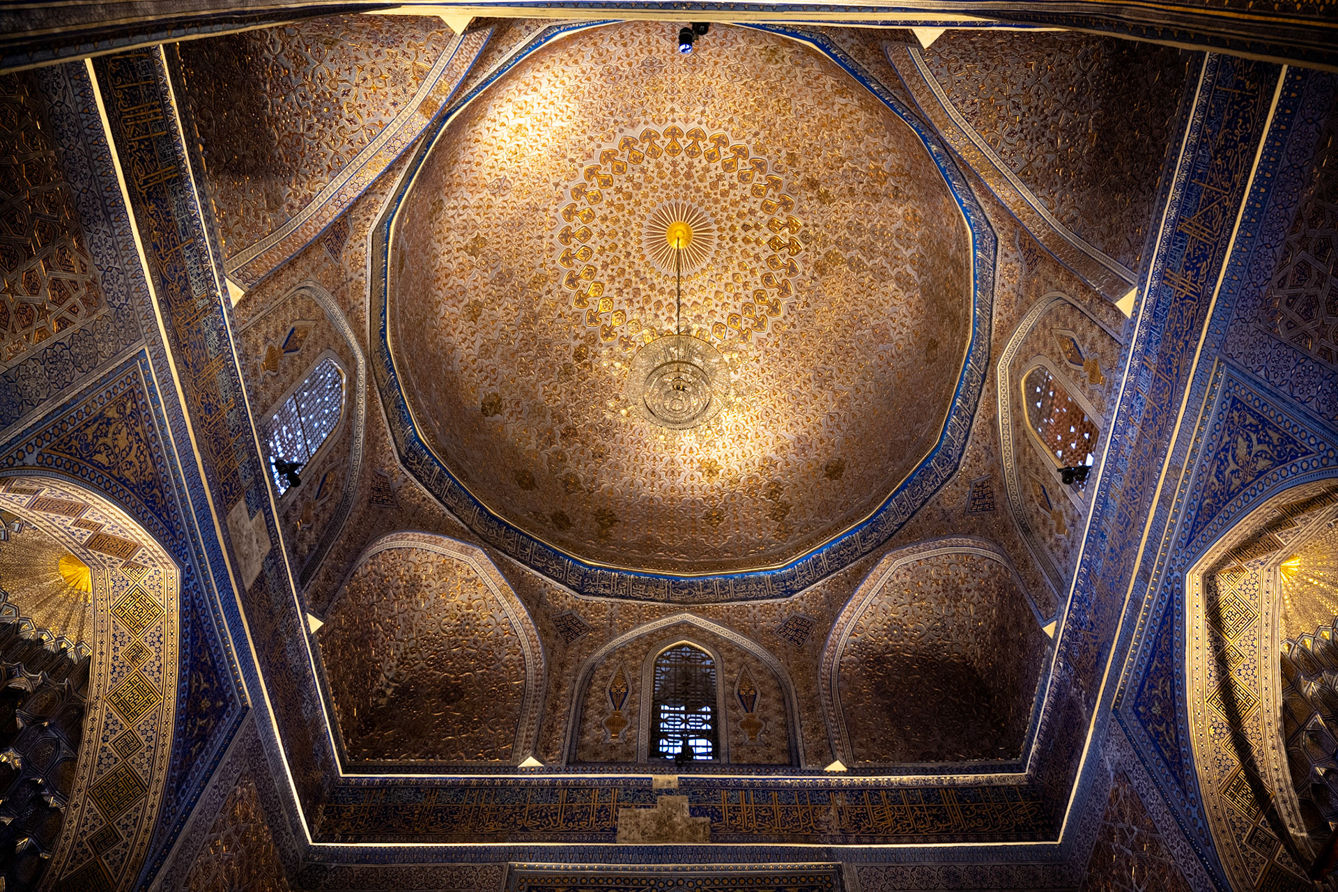 The interior of the mausoleum is even more spectacular!