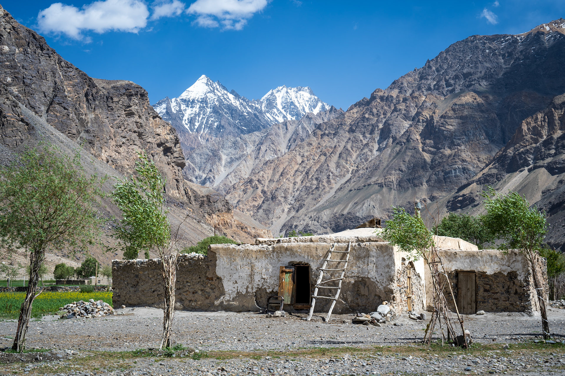 The first village we finally met, Ghudara