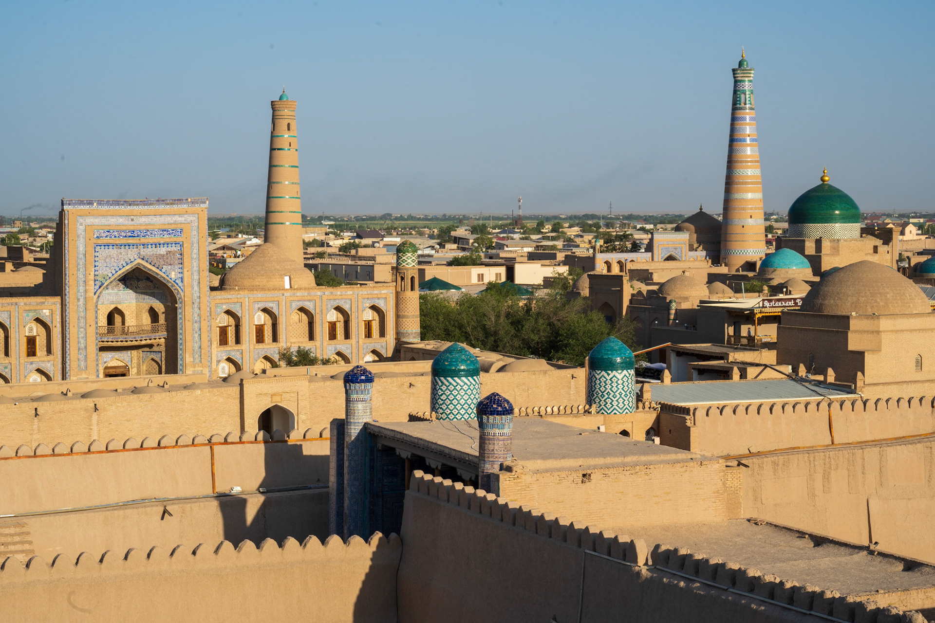 What makes Khiva truly special is the remarkable homogeneity of its materials and styles.