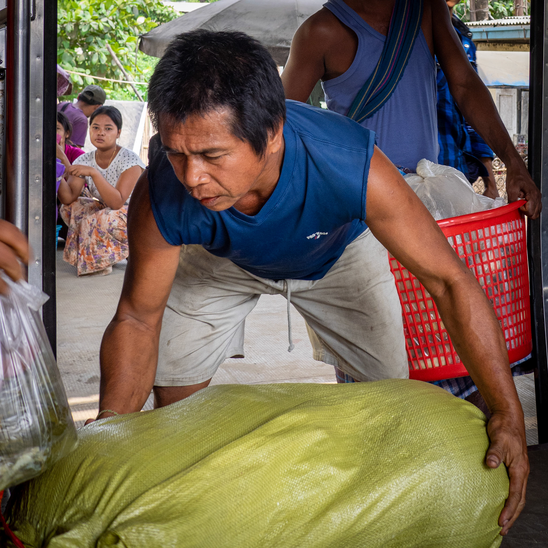 Most people don't have cars so train is essential to transport everything, like produce to sell it to the market