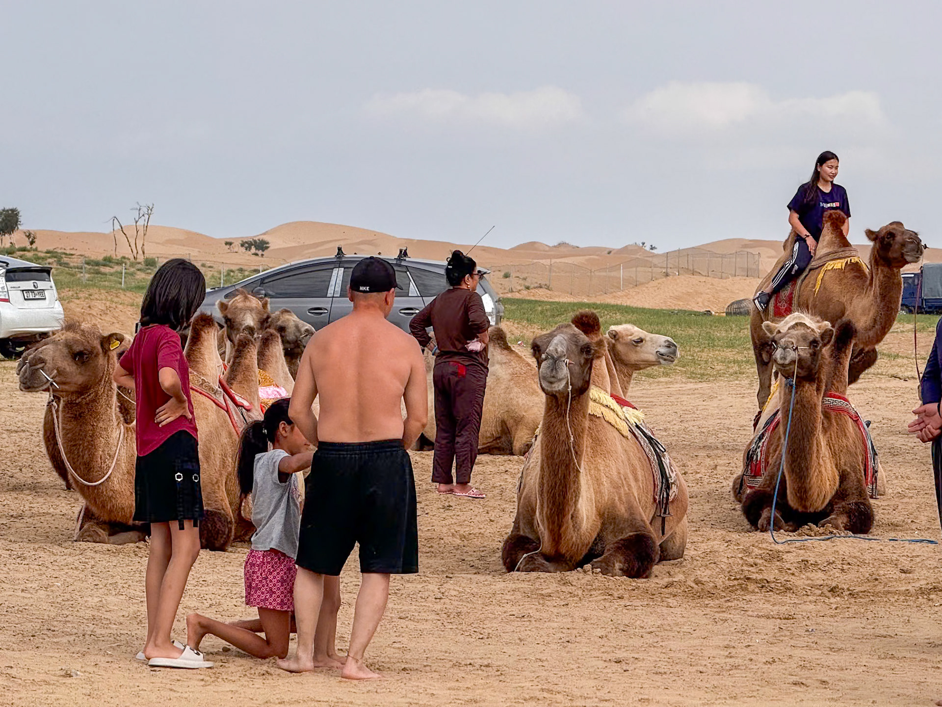 Elsen Tasarkhai, a 70-kilometer stretch of sand dunes