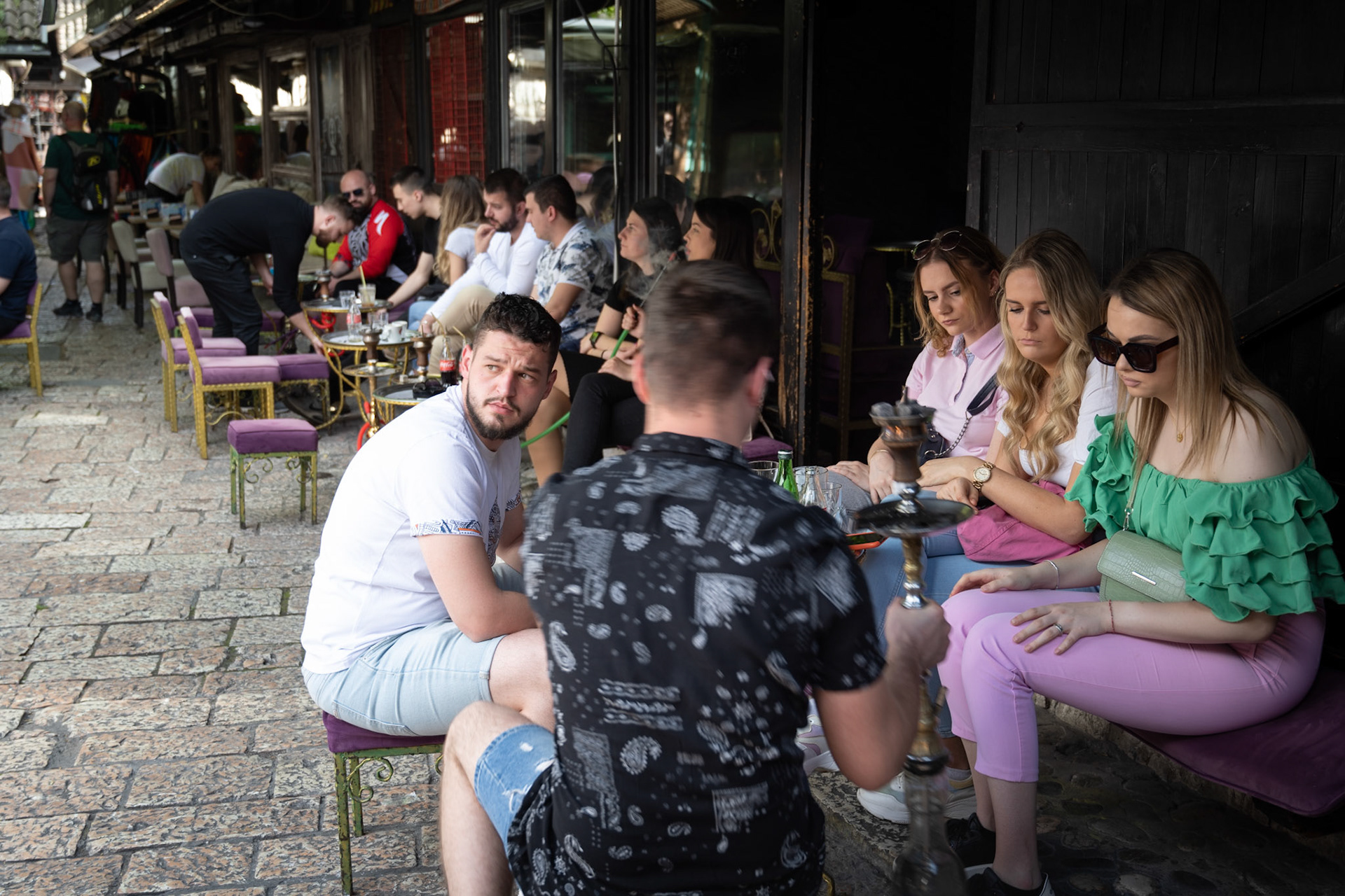 Hooka places are everywhere in Sarajevo